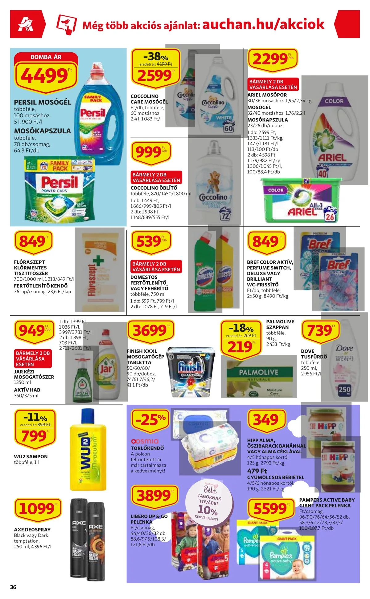 Auchan akciós újság 05.12–05.18 – 36. oldal