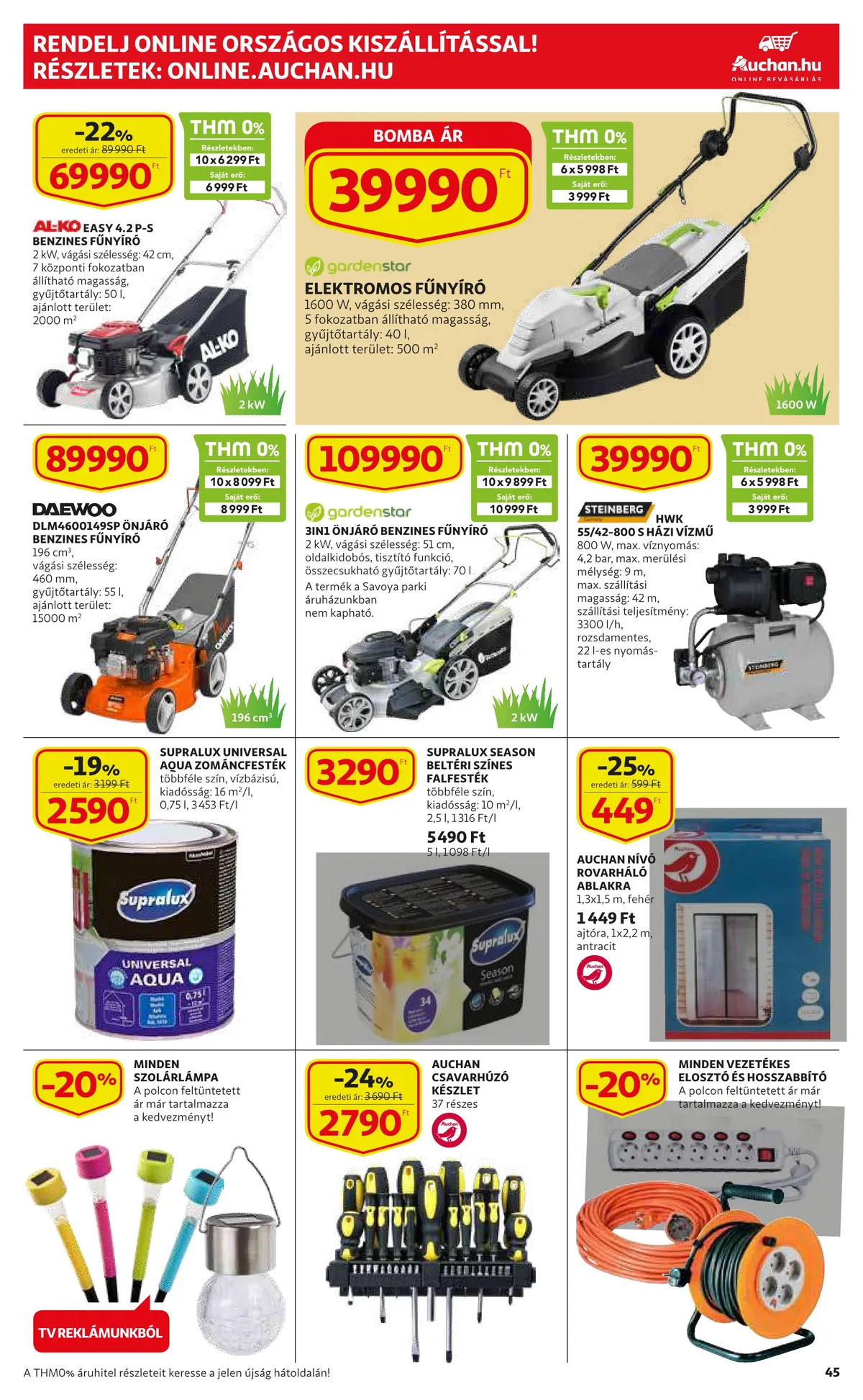 Auchan akciós újság 05.12–05.18 – 45. oldal