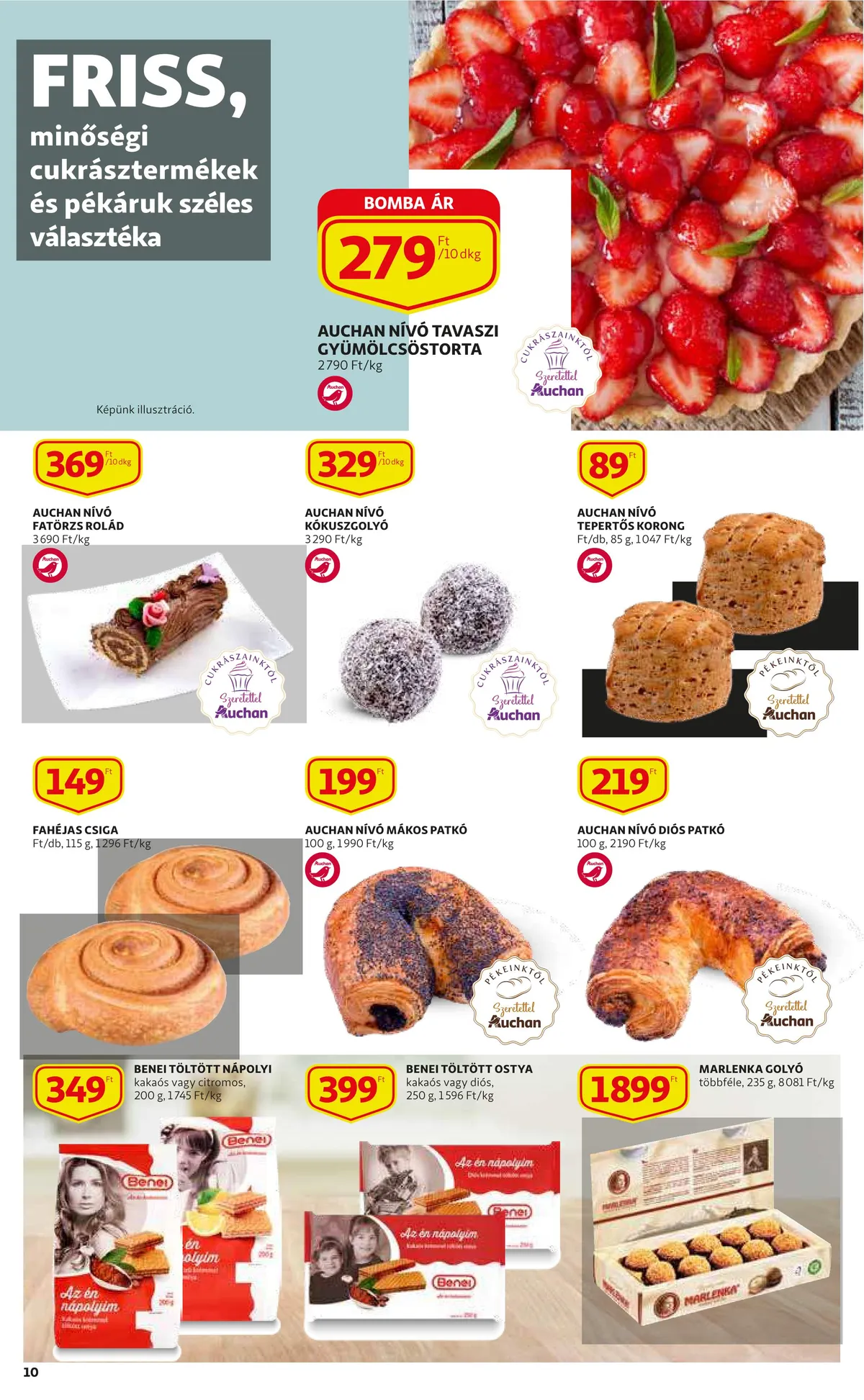 Auchan akciós újság 05.19–05.25 – 10. oldal