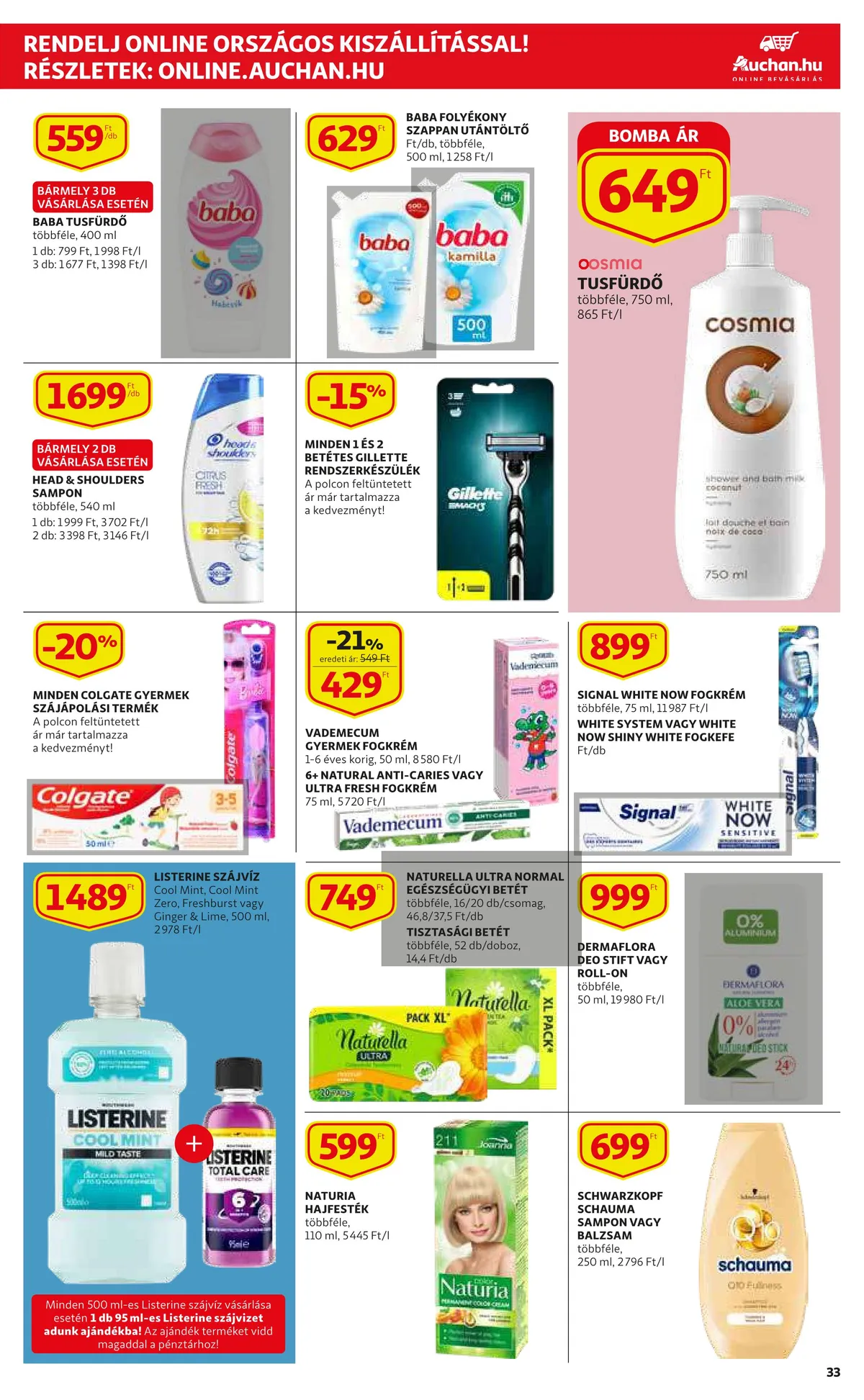Auchan akciós újság 05.19–05.25 – 33. oldal