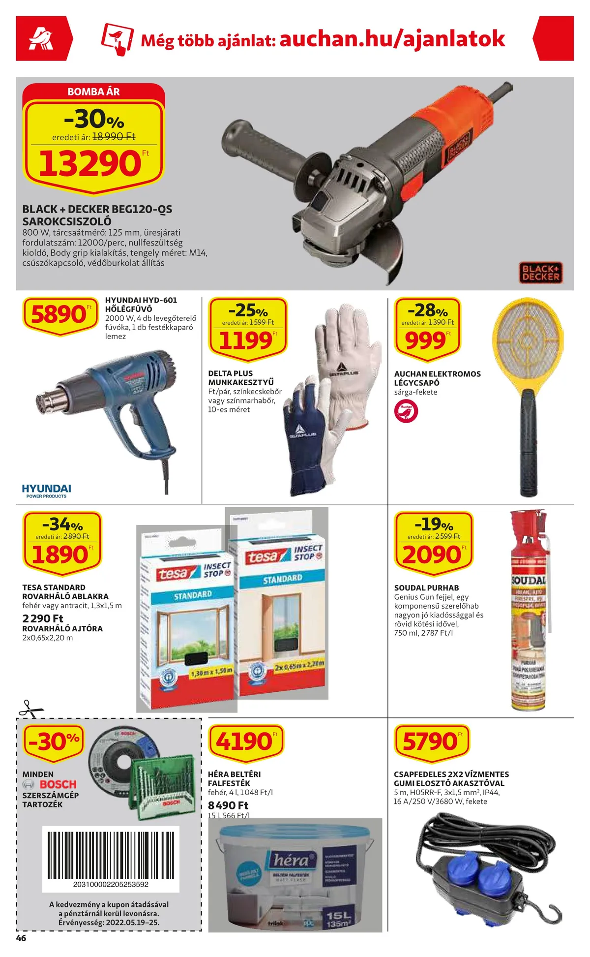 Auchan akciós újság 05.19–05.25 – 46. oldal