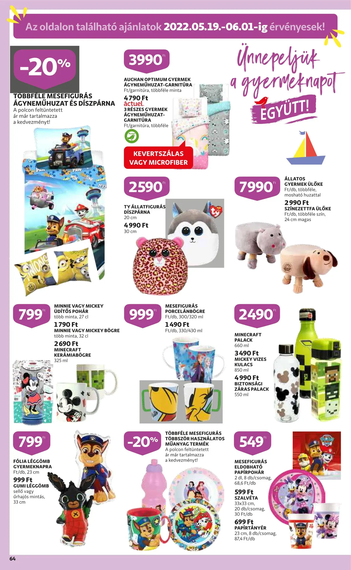 Auchan akciós újság 05.19–05.25 – 64. oldal