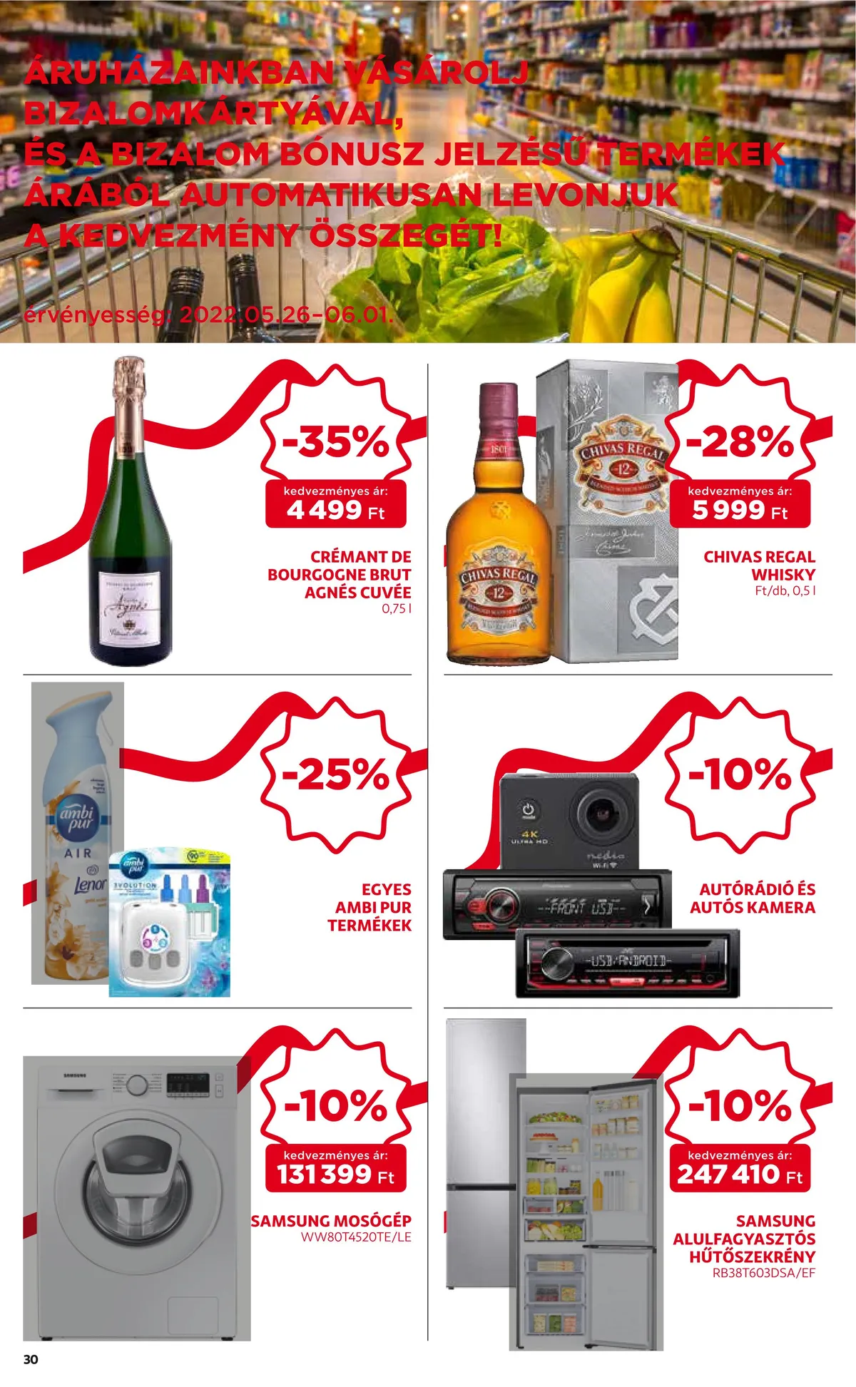 Auchan akciós újság 05.26–06.01 – 30. oldal