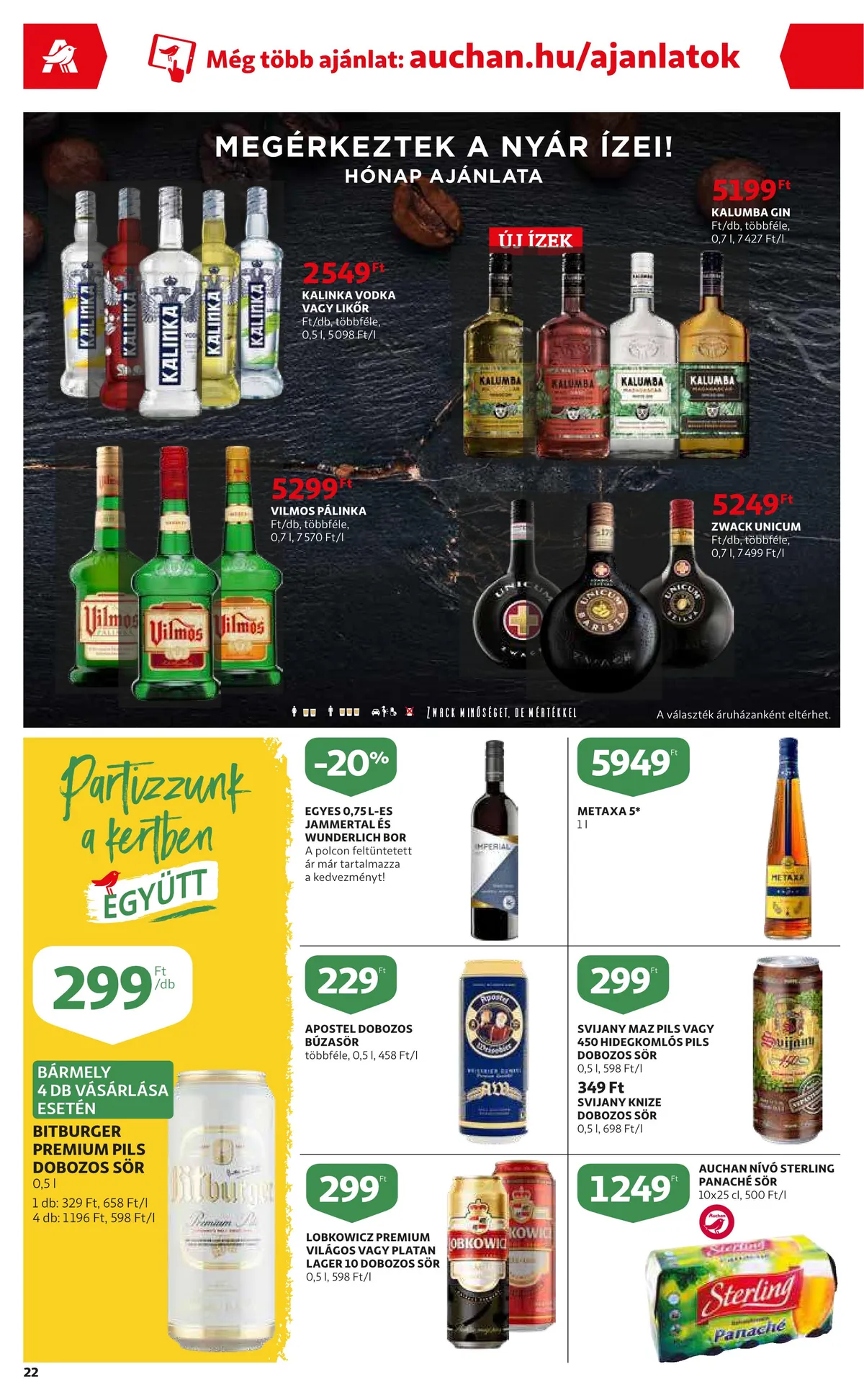 Auchan akciós újság 06.02–06.08 – 22. oldal