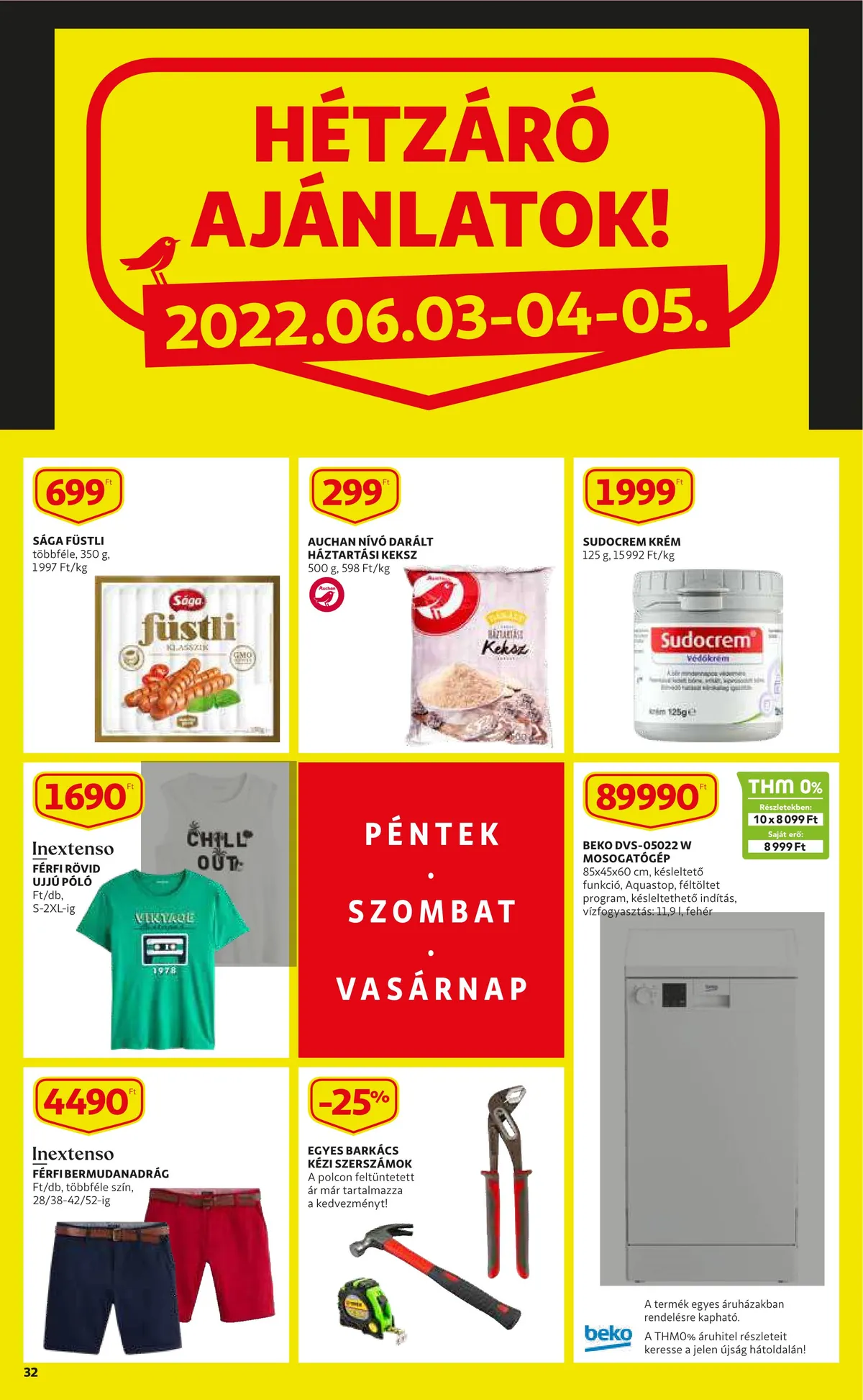 Auchan akciós újság 06.02–06.08 – 32. oldal
