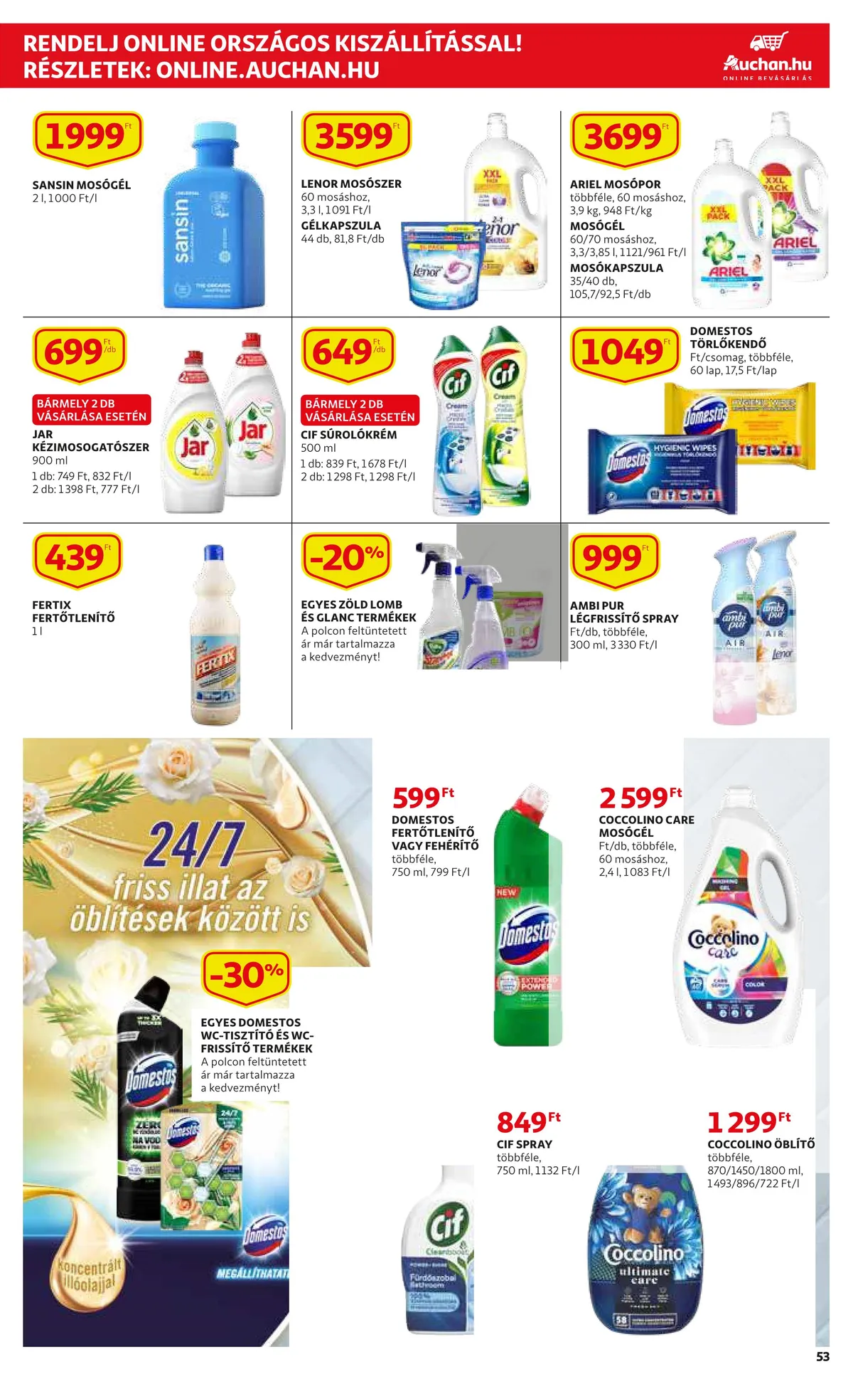 Auchan akciós újság 06.02–06.08 – 53. oldal