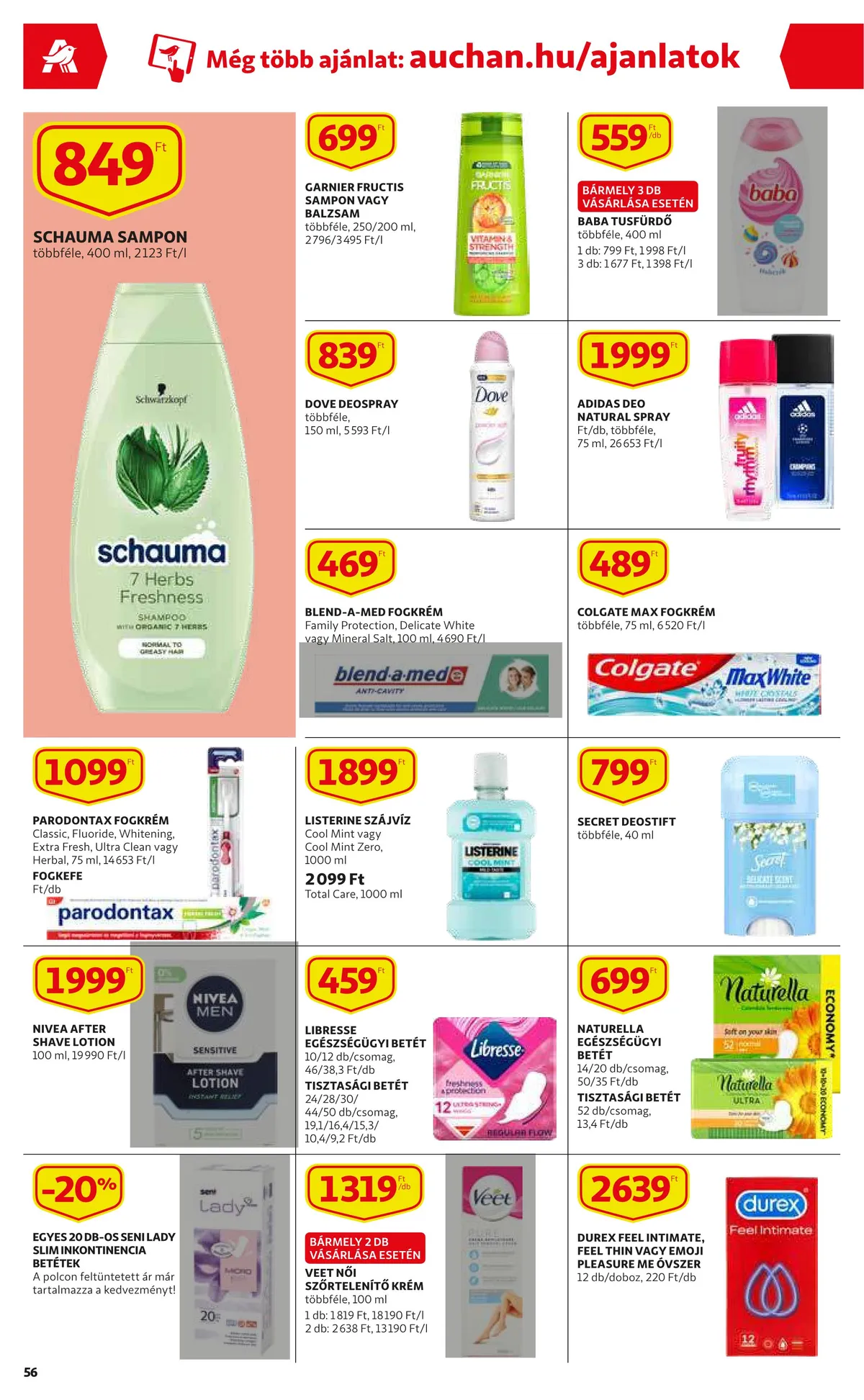 Auchan akciós újság 06.02–06.08 – 56. oldal