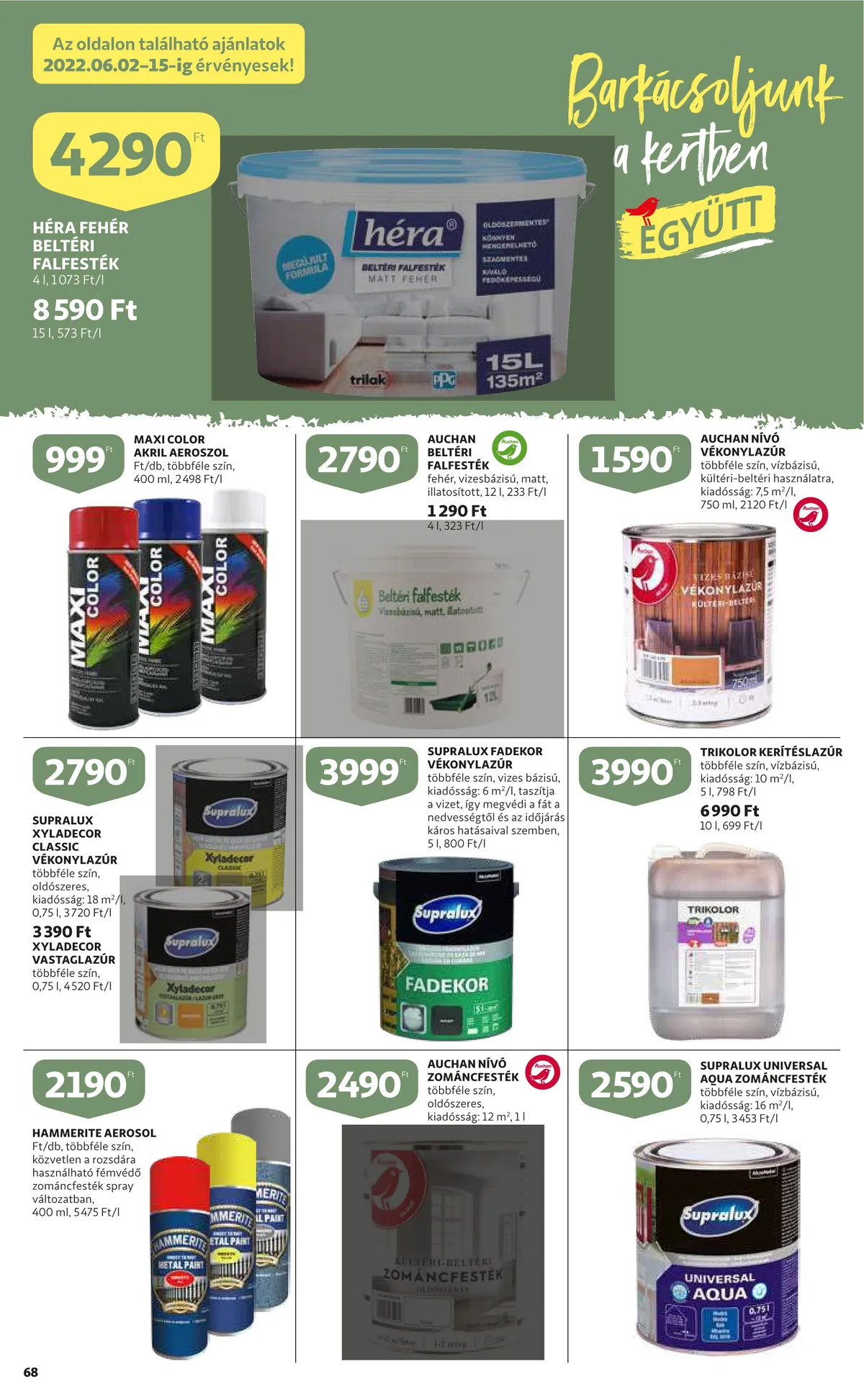 Auchan akciós újság 06.02–06.08 – 68. oldal
