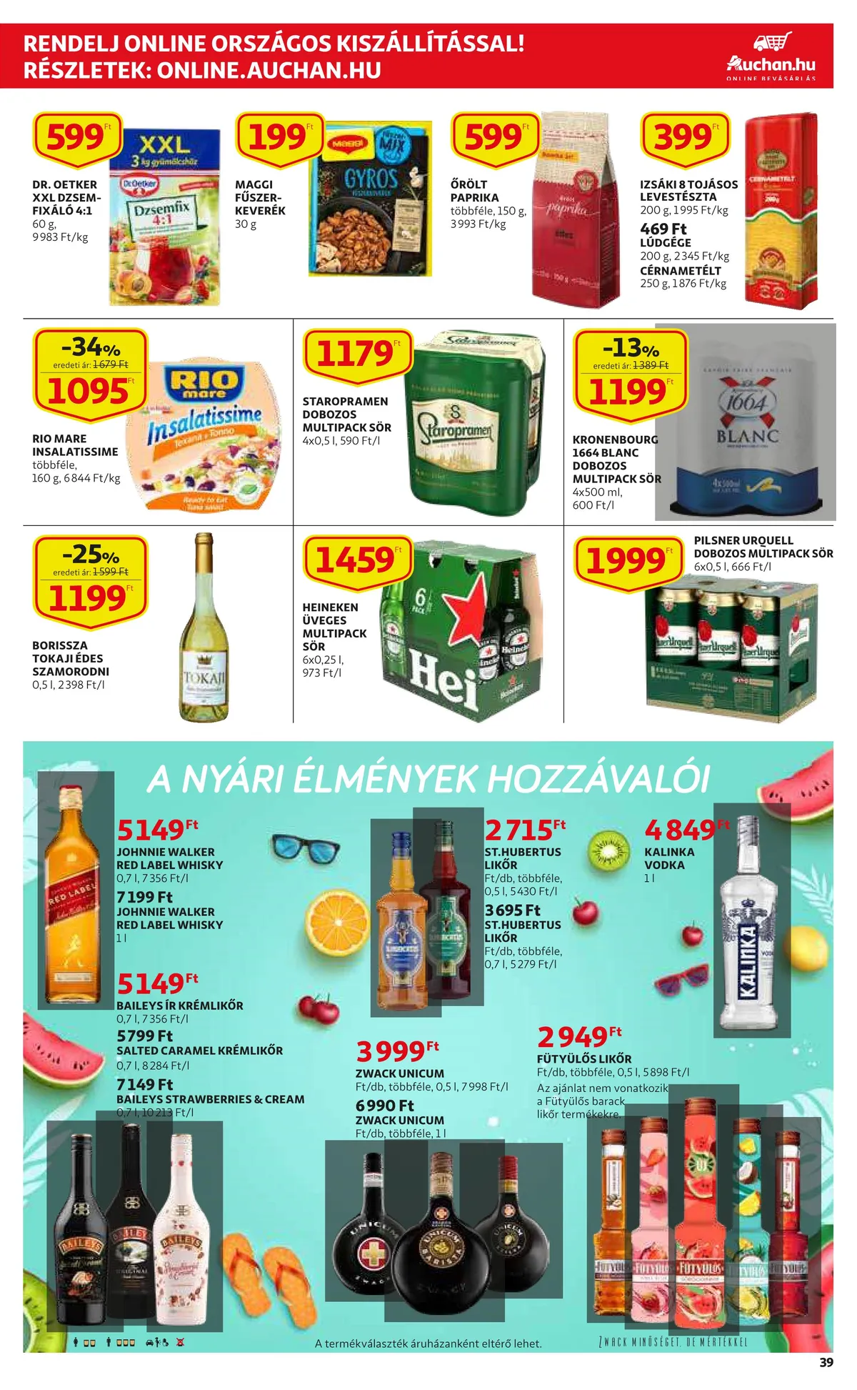 Auchan akciós újság 06.09–06.15 – 39. oldal