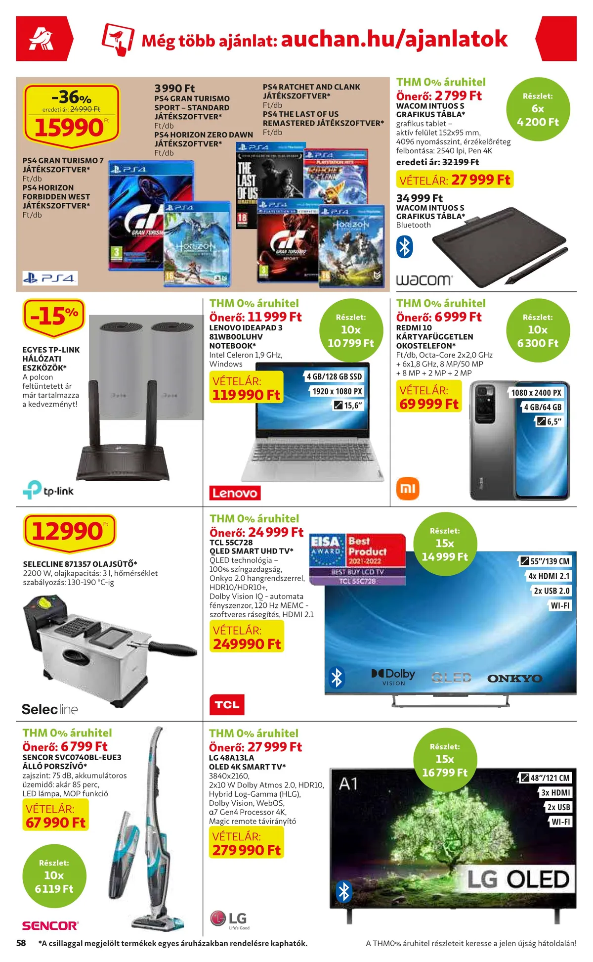 Auchan akciós újság 06.09–06.15 – 58. oldal