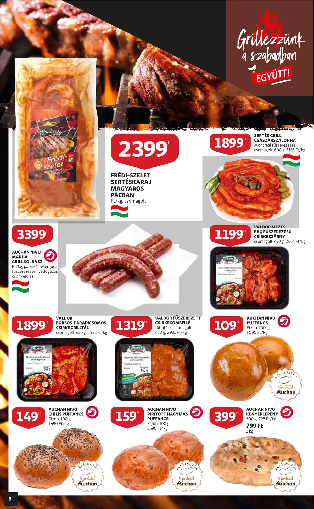 Auchan akciós újság 06.09–06.15 – 8. oldal