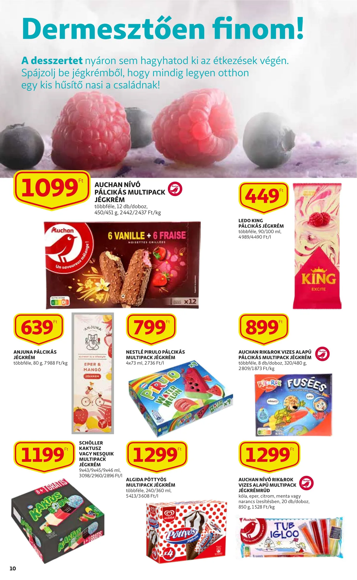 Auchan akciós újság 06.16–06.22 – 10. oldal