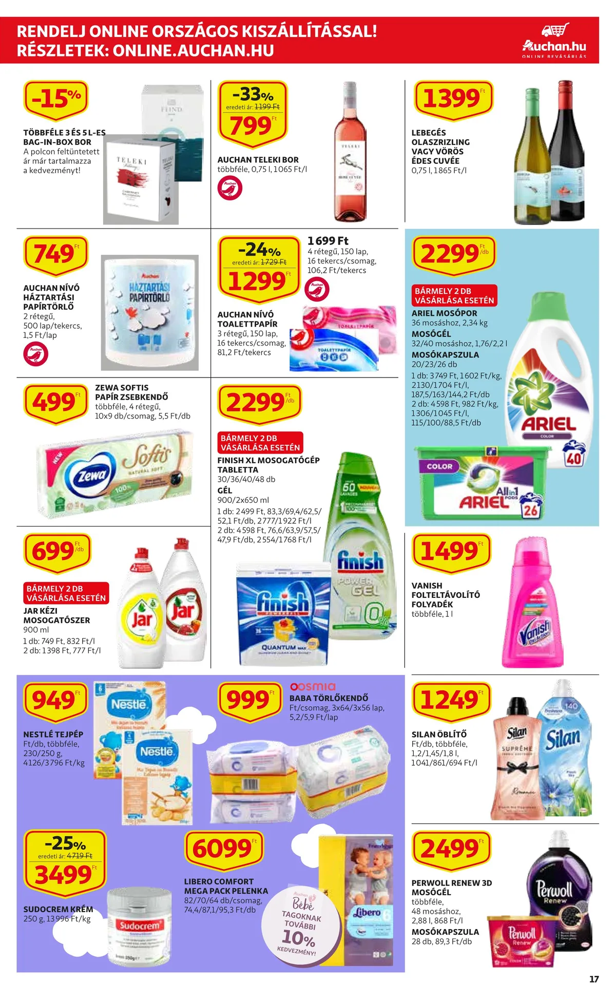 Auchan akciós újság 06.16–06.22 – 17. oldal