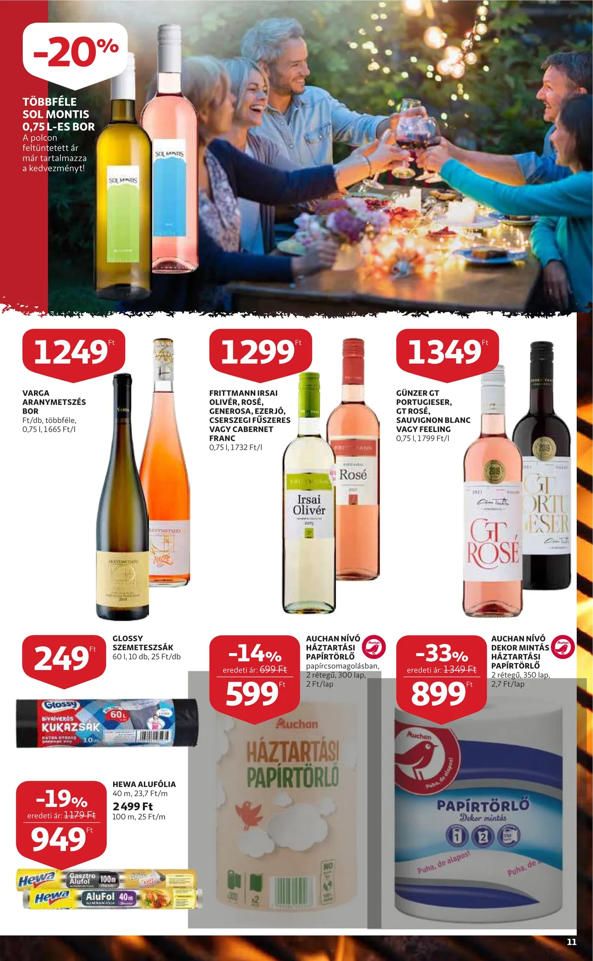 Auchan akciós újság 06.23–06.29 – 11. oldal
