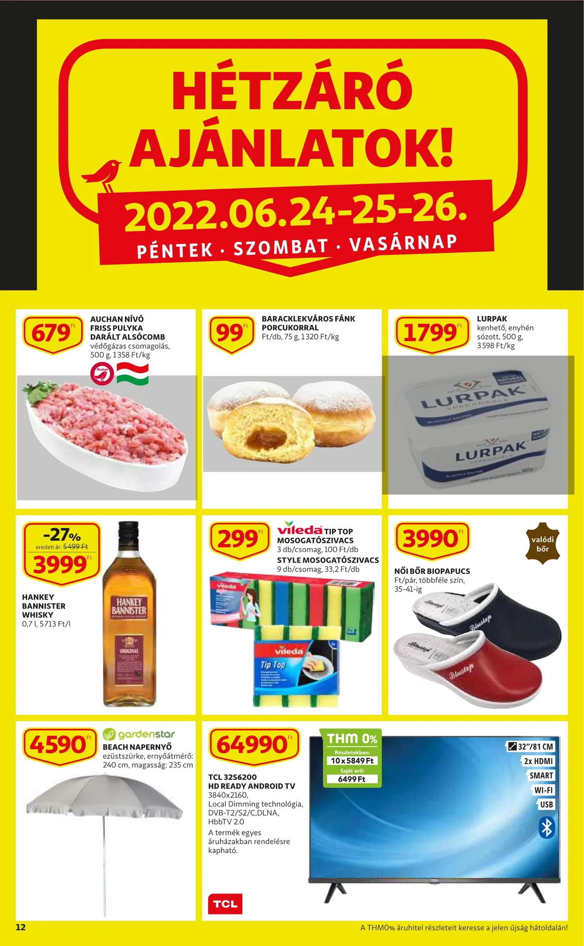 Auchan akciós újság 06.23–06.29 – 12. oldal