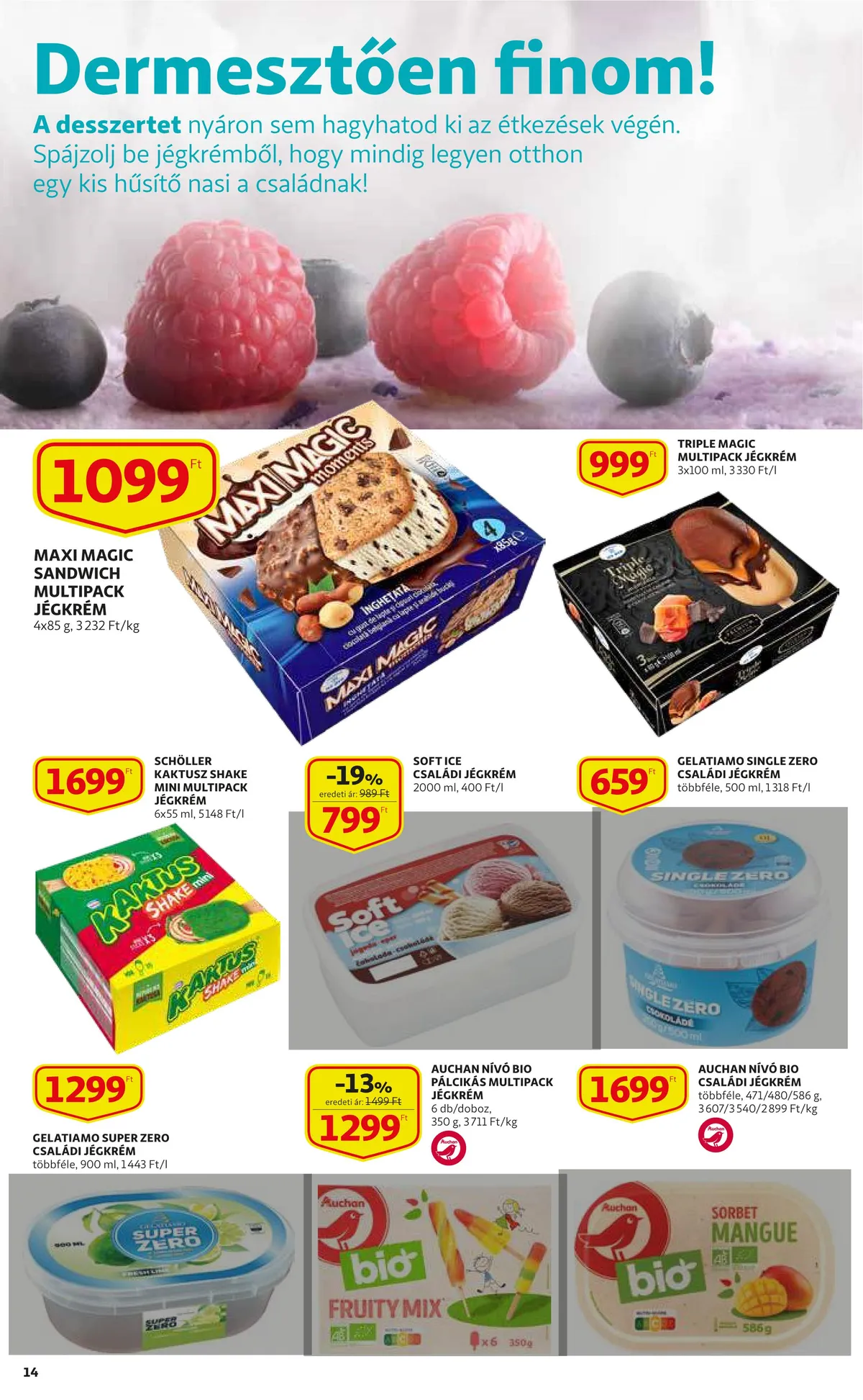 Auchan akciós újság 06.23–06.29 – 14. oldal