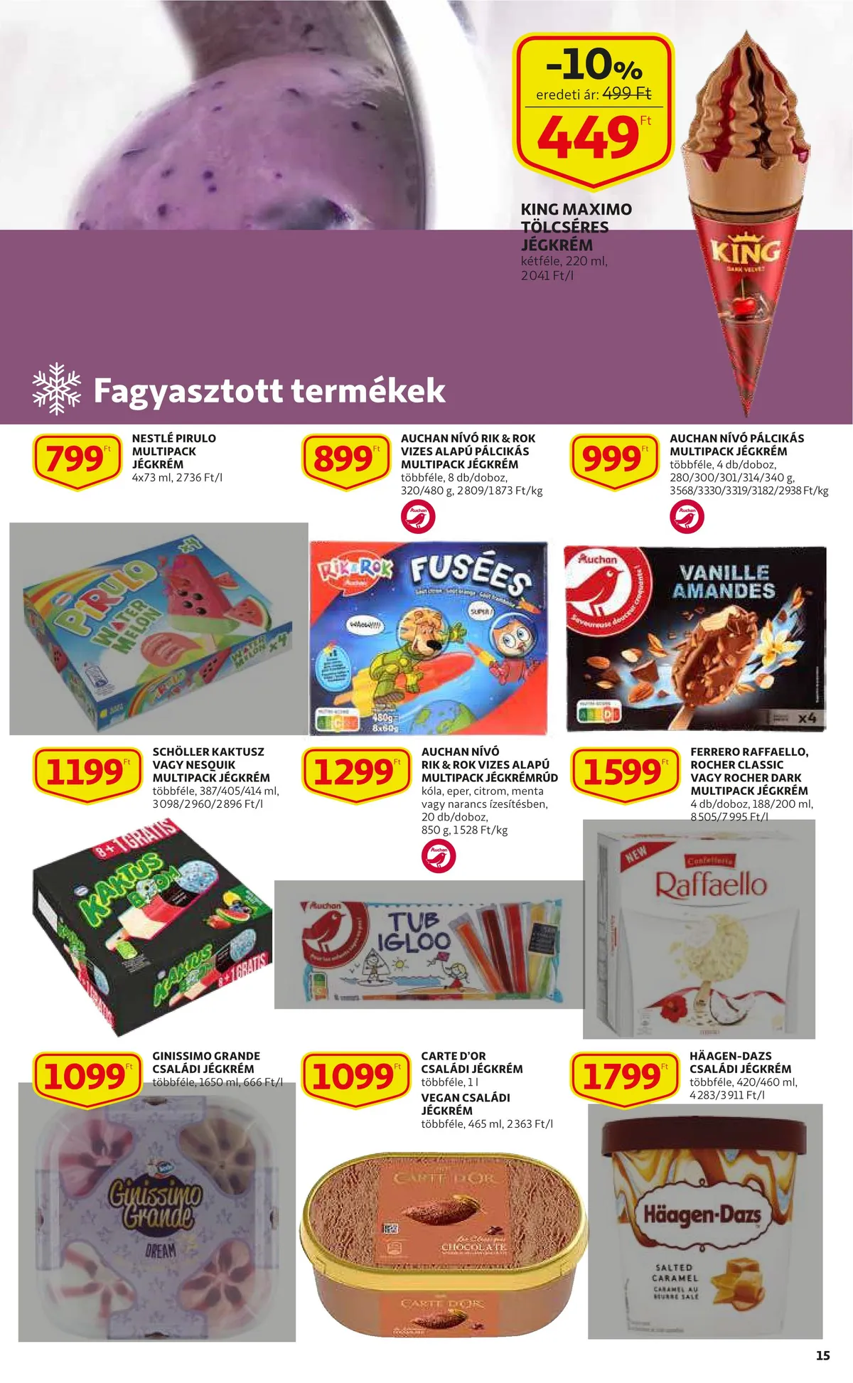 Auchan akciós újság 06.23–06.29 – 15. oldal