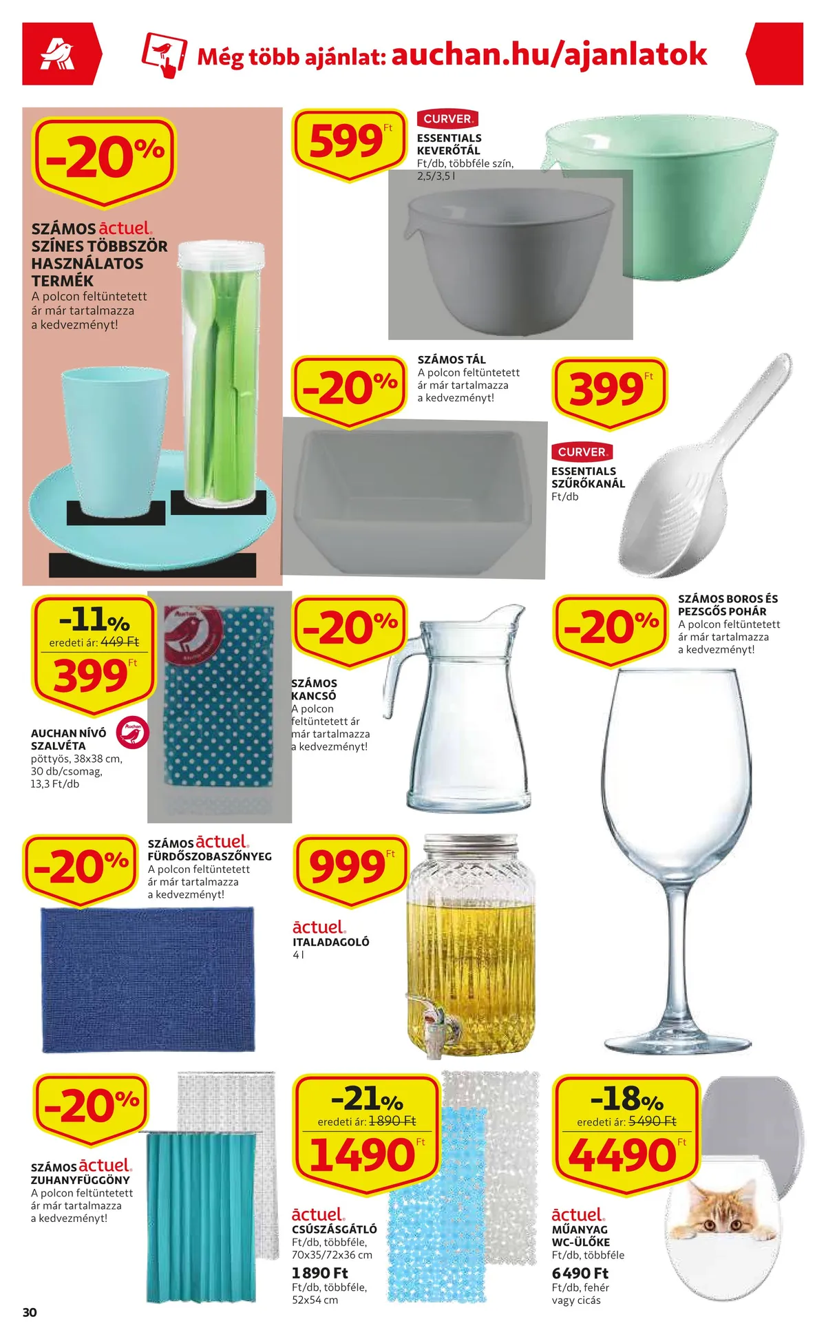 Auchan akciós újság 06.23–06.29 – 30. oldal