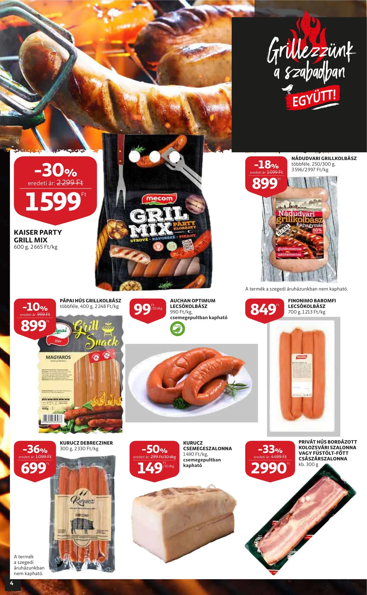 Auchan akciós újság 06.23–06.29 – 4. oldal