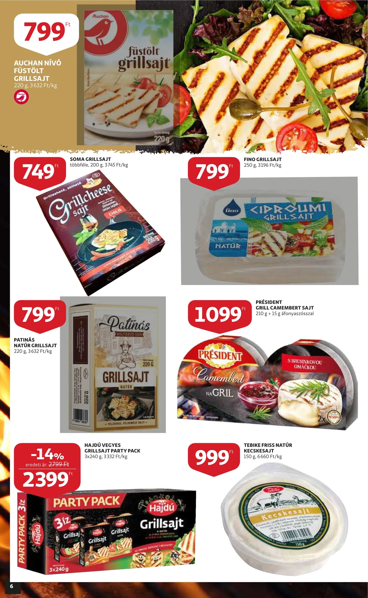 Auchan akciós újság 06.23–06.29 – 6. oldal
