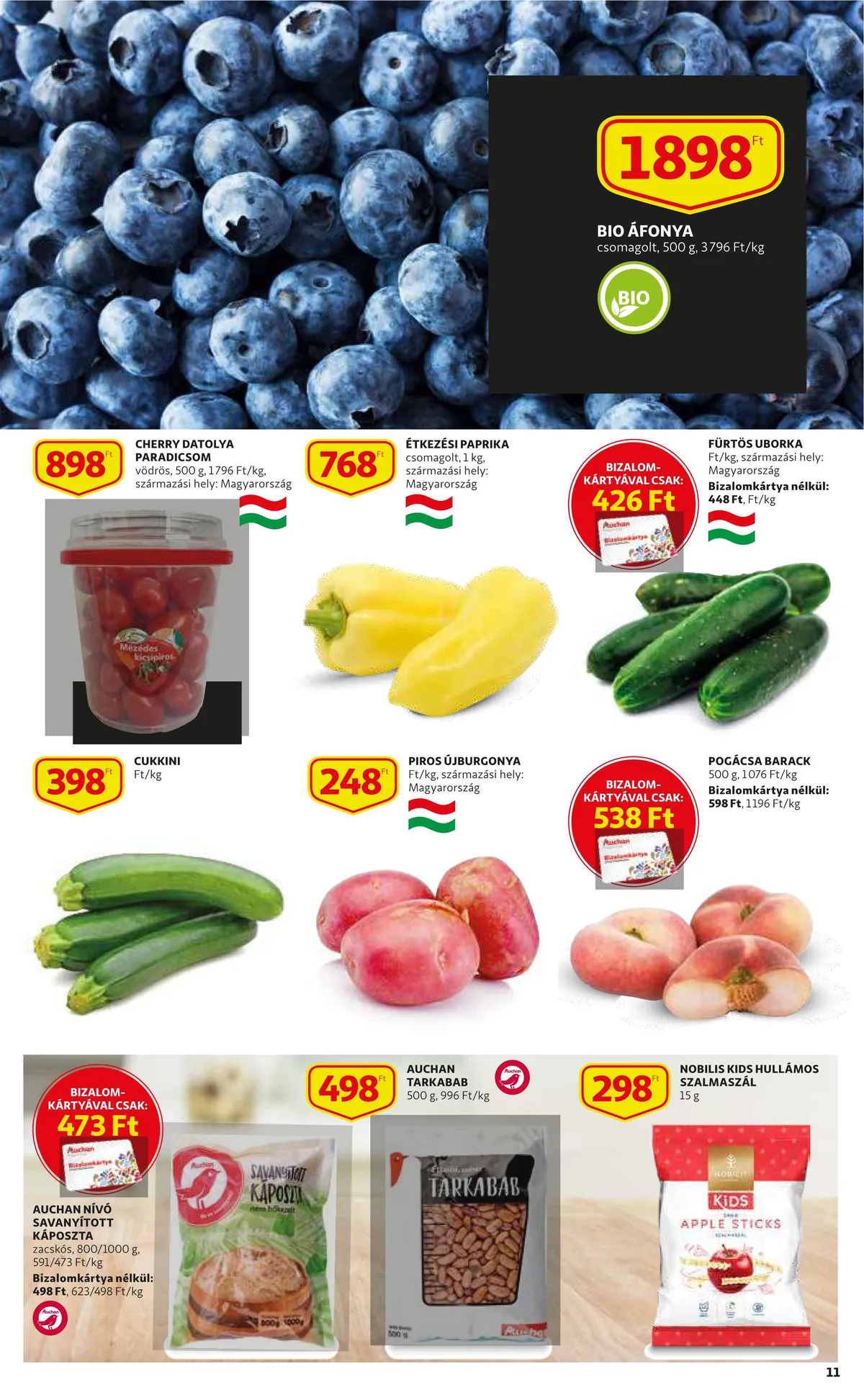 Auchan akciós újság 06.30–07.06 – 11. oldal