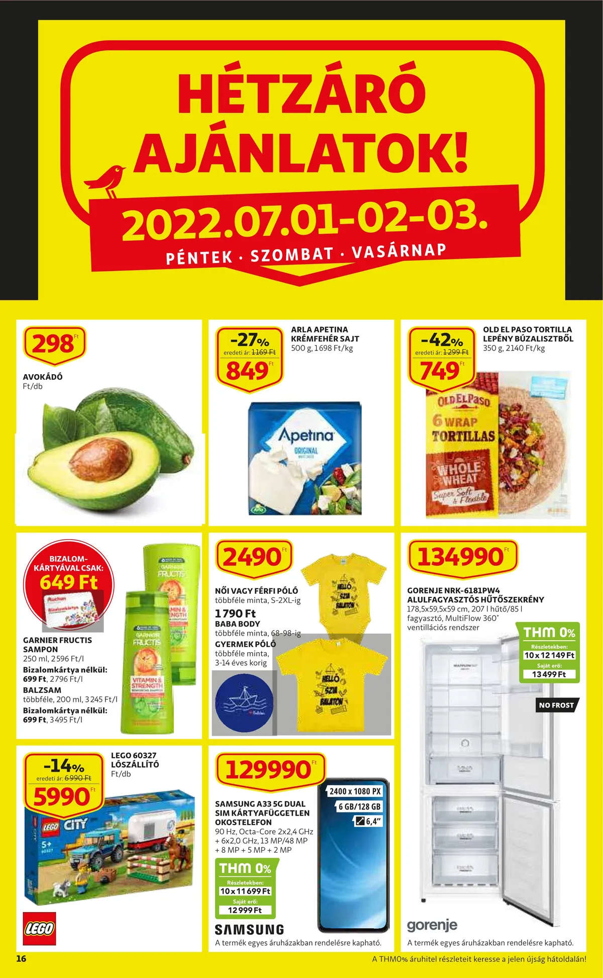 Auchan akciós újság 06.30–07.06 – 16. oldal