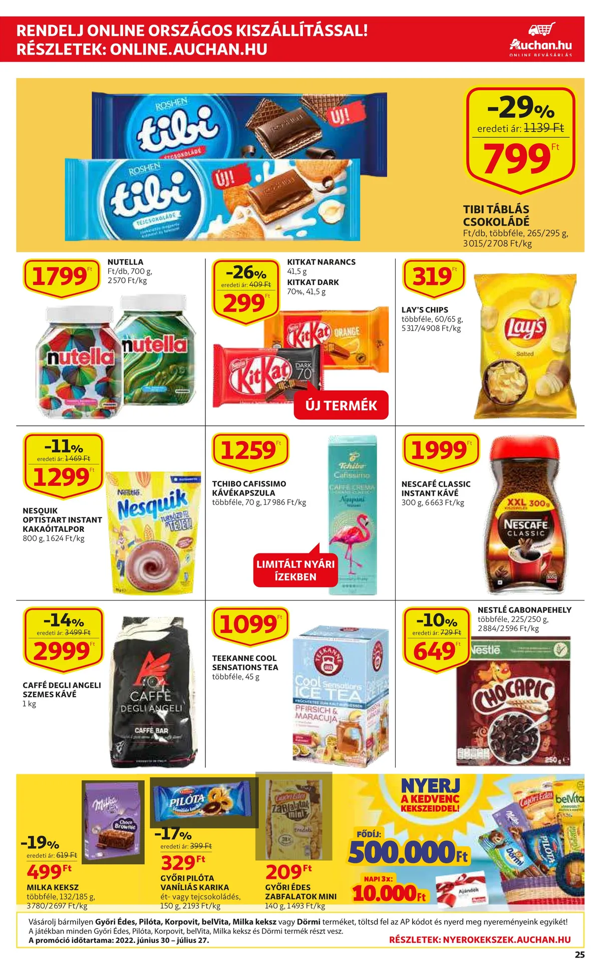 Auchan akciós újság 06.30–07.06 – 25. oldal