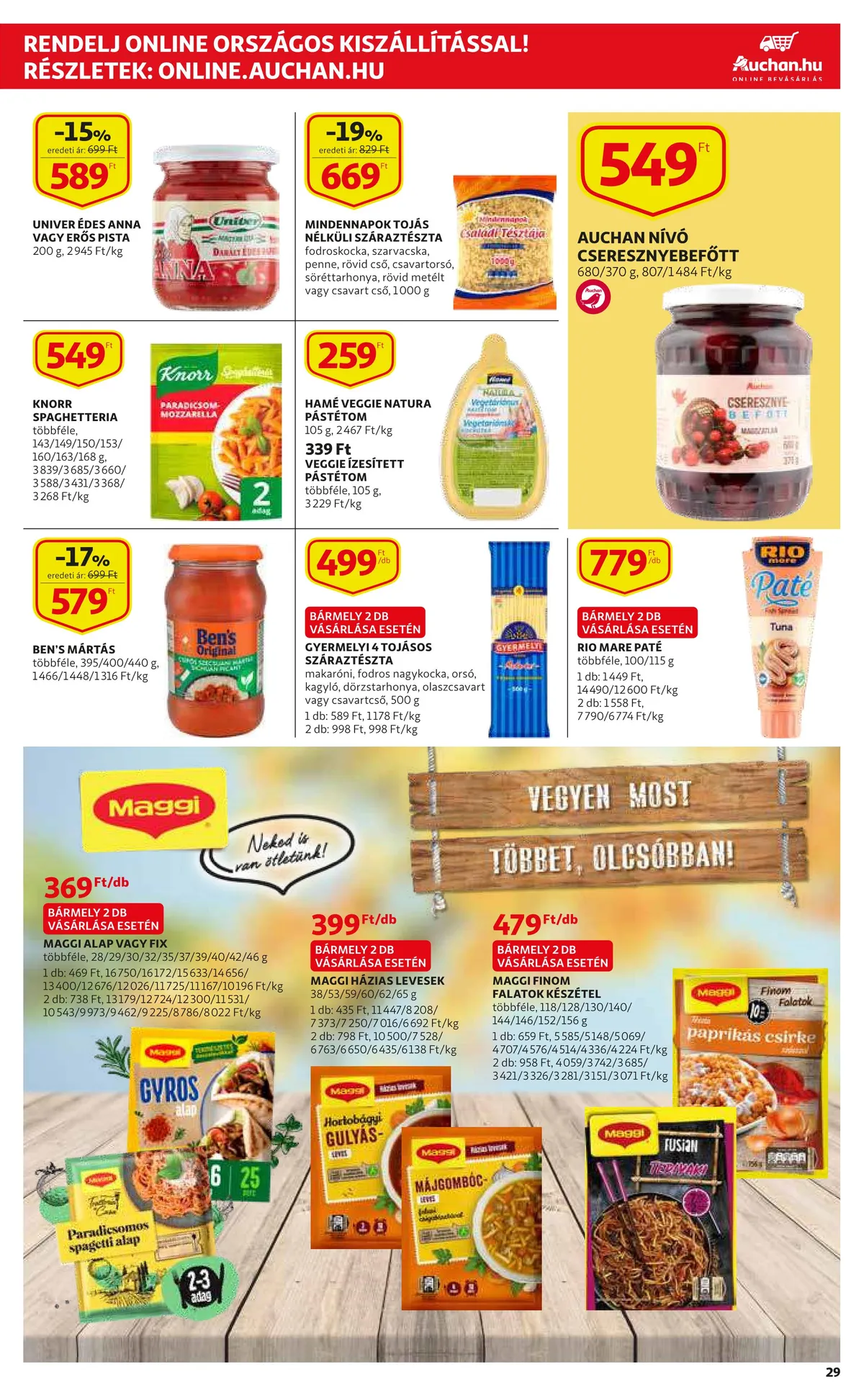 Auchan akciós újság 06.30–07.06 – 29. oldal