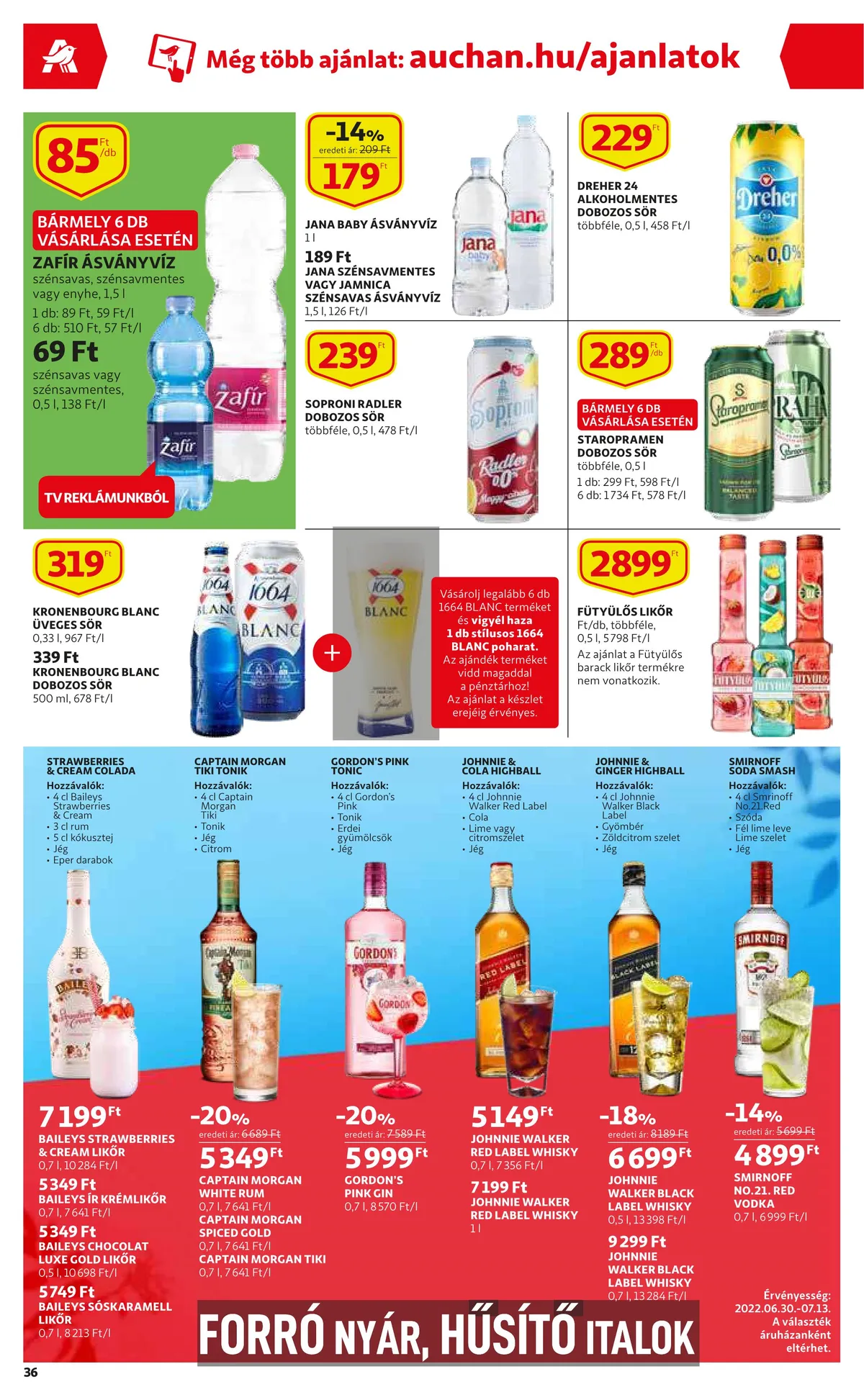 Auchan akciós újság 06.30–07.06 – 36. oldal