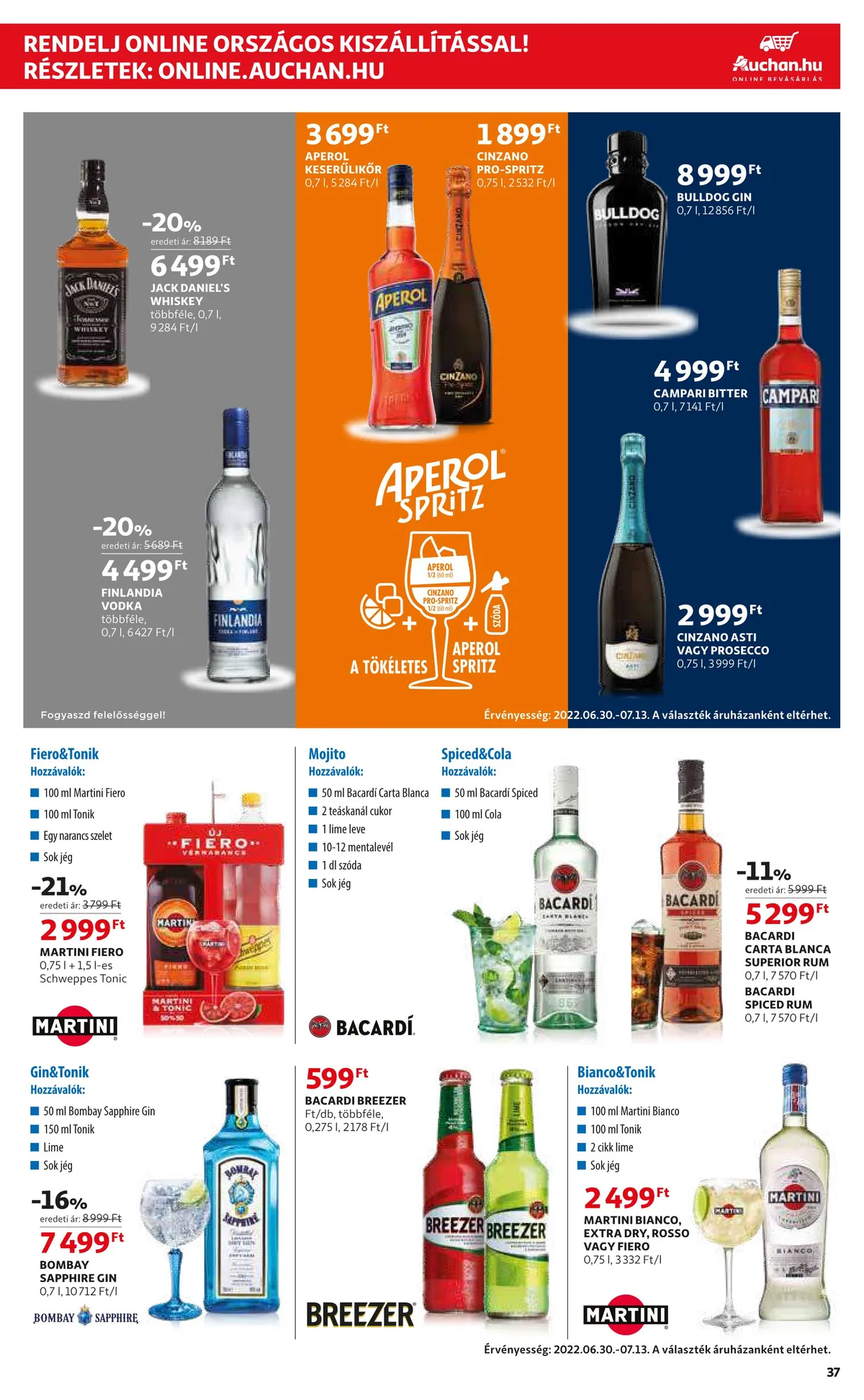 Auchan akciós újság 06.30–07.06 – 37. oldal