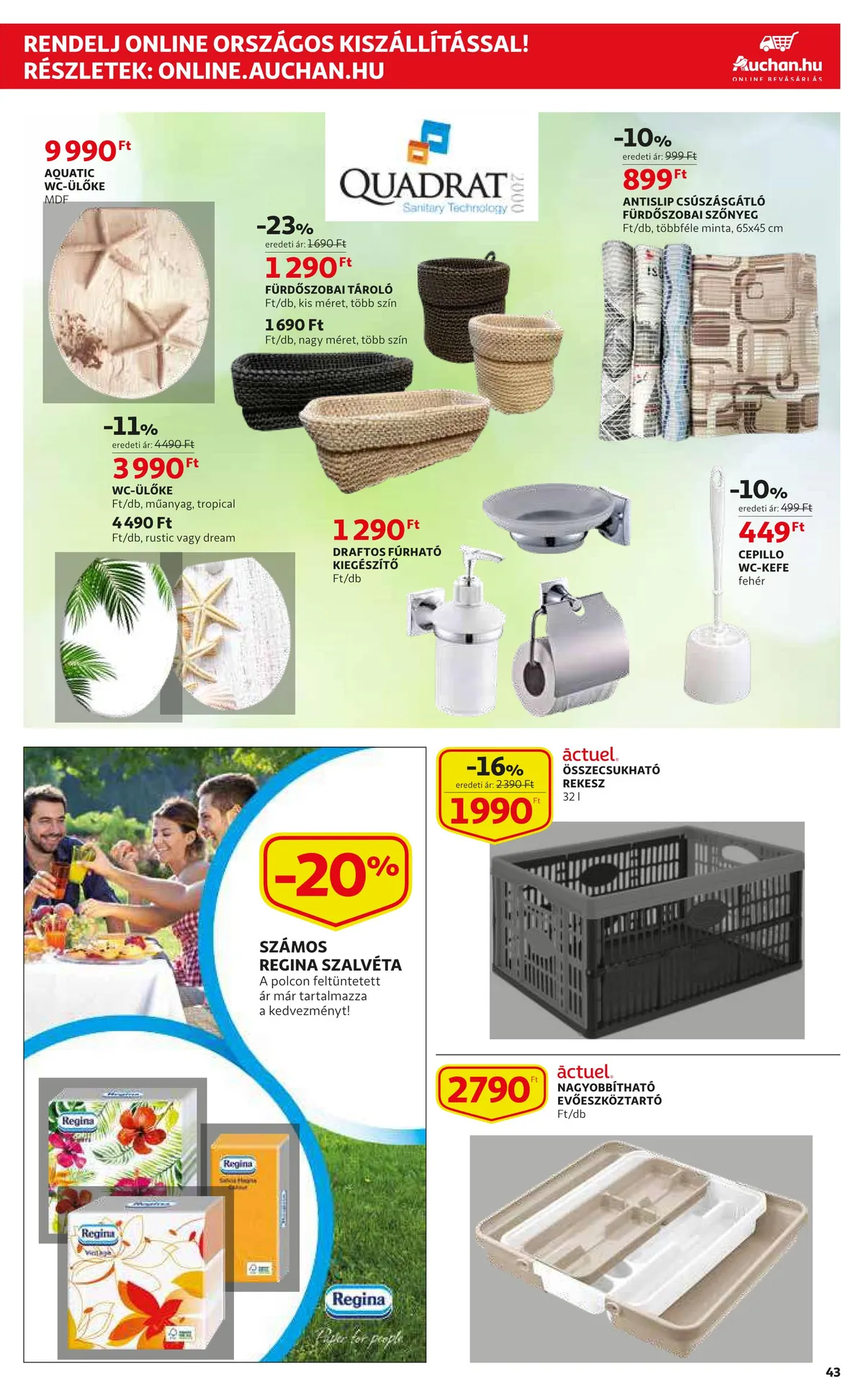 Auchan akciós újság 06.30–07.06 – 43. oldal