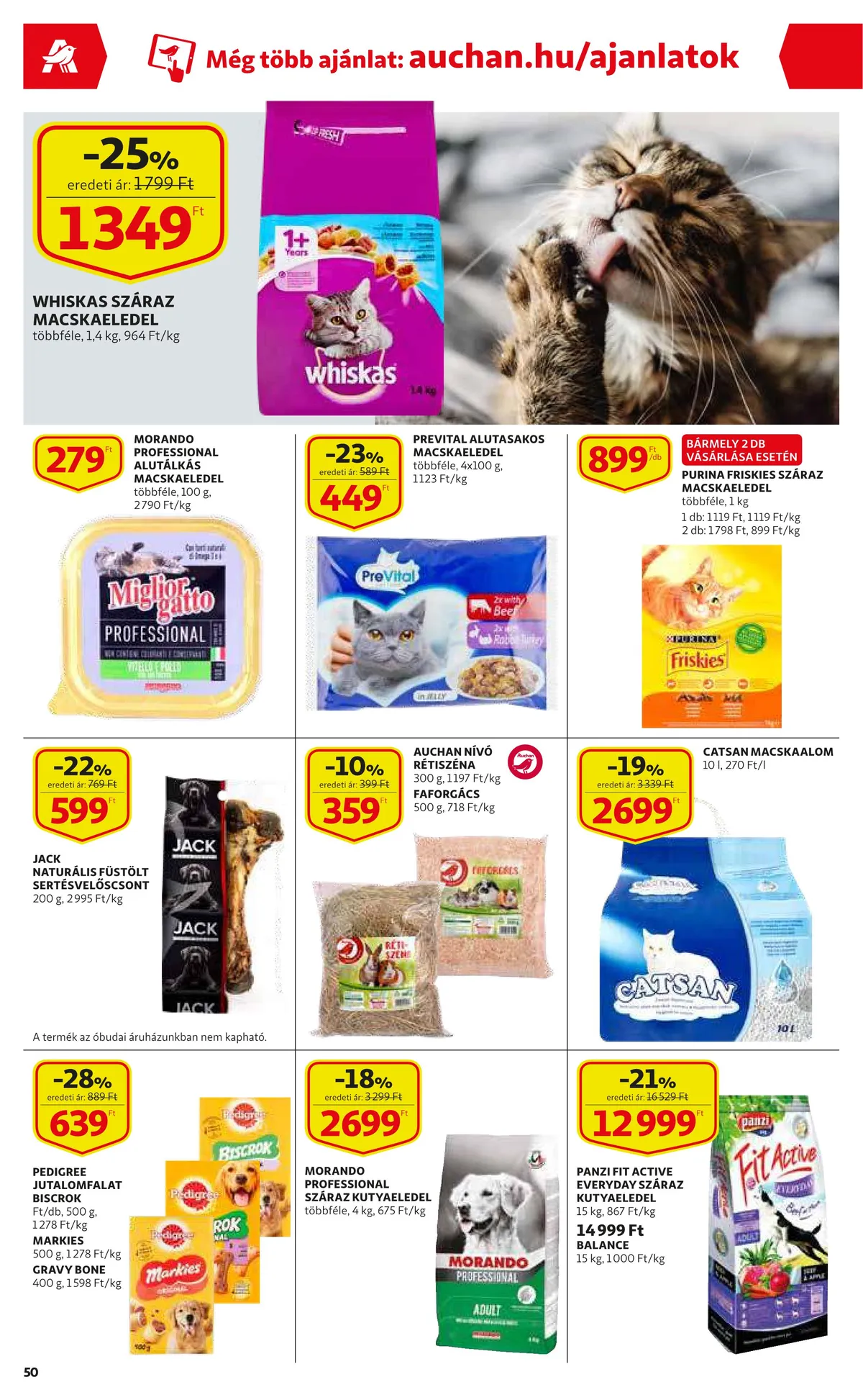 Auchan akciós újság 06.30–07.06 – 50. oldal