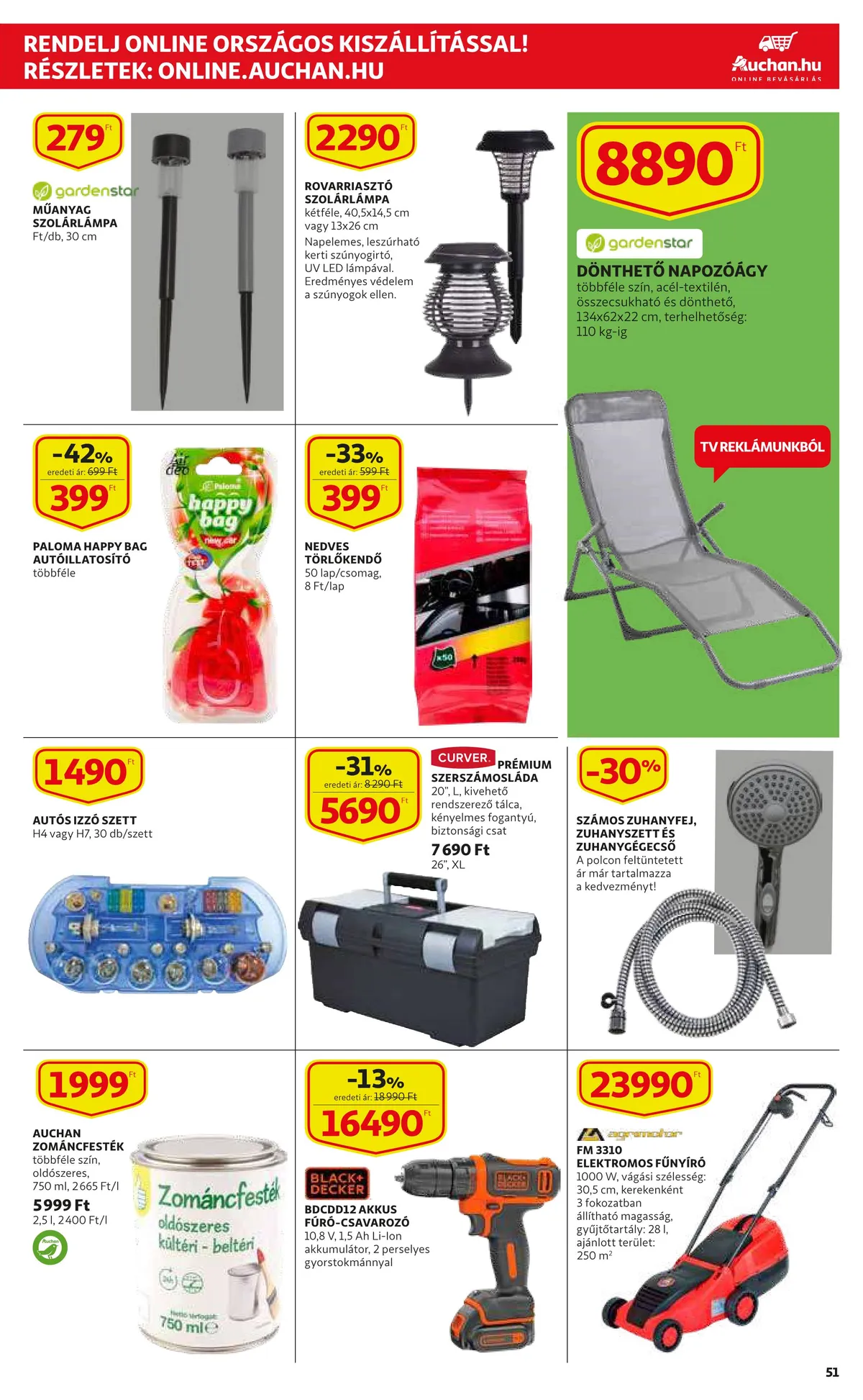 Auchan akciós újság 06.30–07.06 – 51. oldal