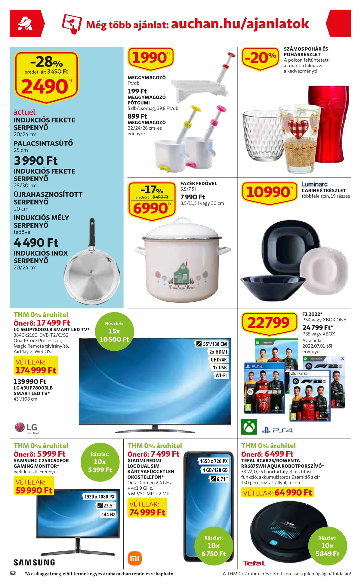 Auchan akciós újság 06.30–07.06 – 52. oldal