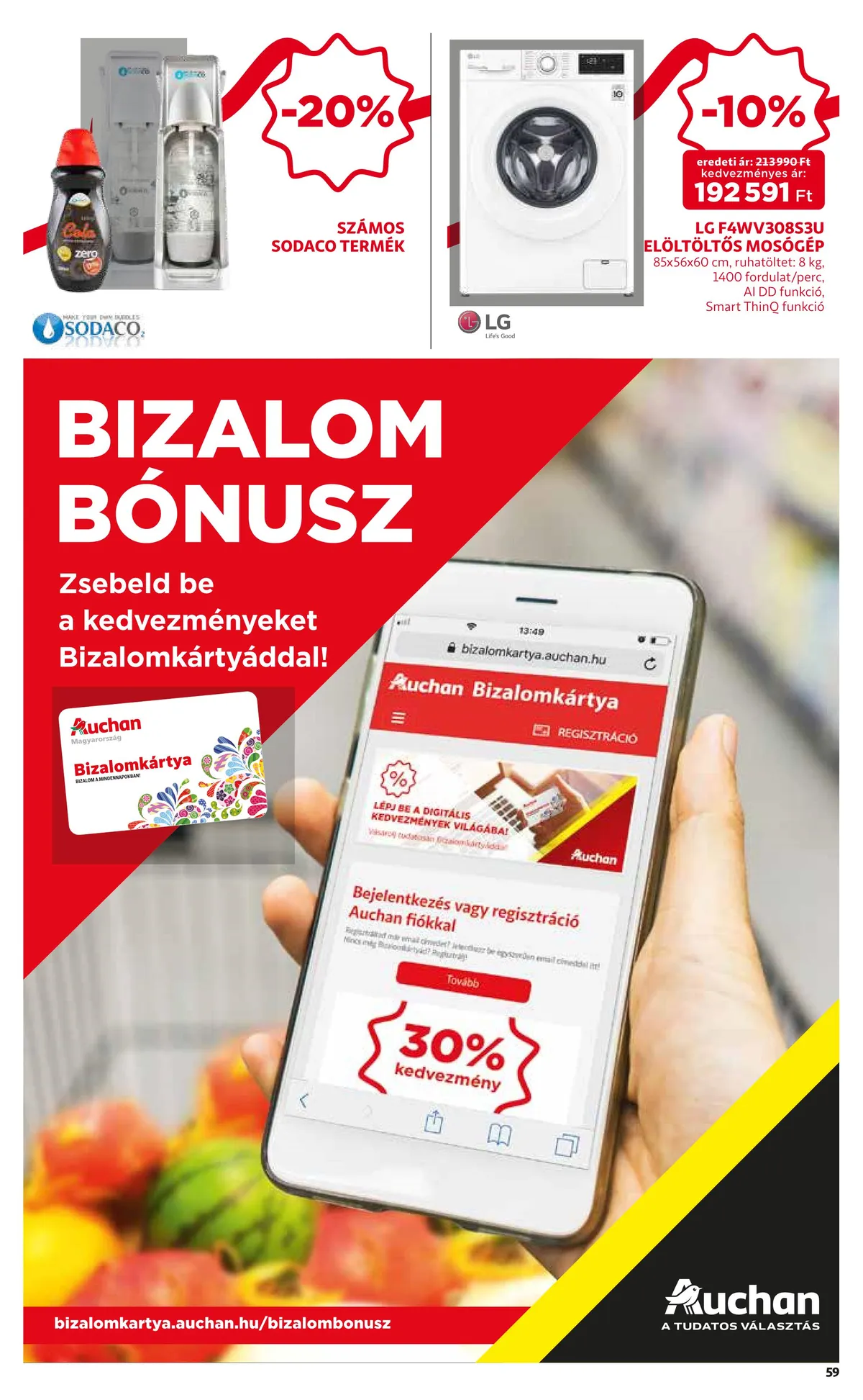 Auchan akciós újság 06.30–07.06 – 59. oldal