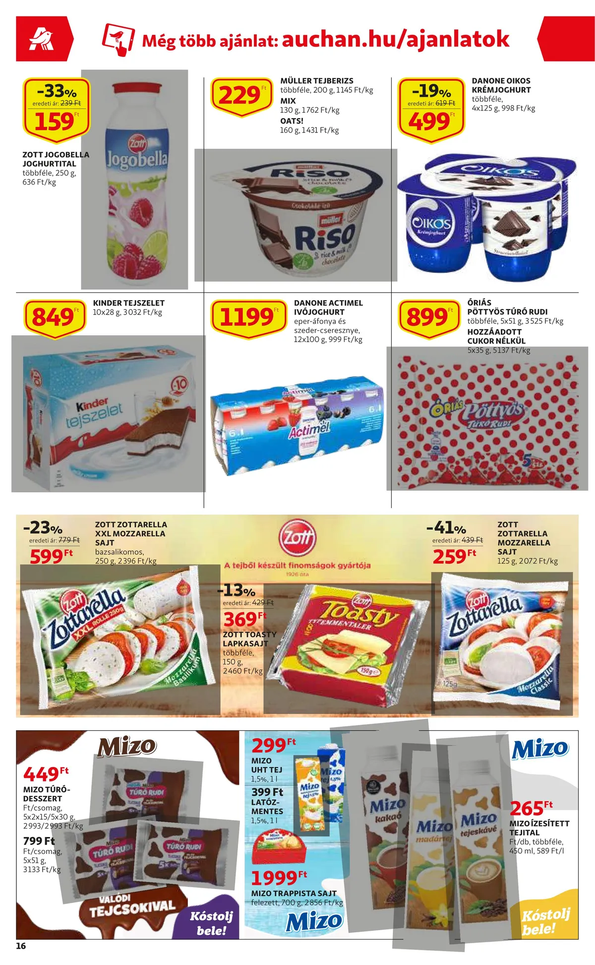 Auchan akciós újság 07.07–07.13 – 16. oldal