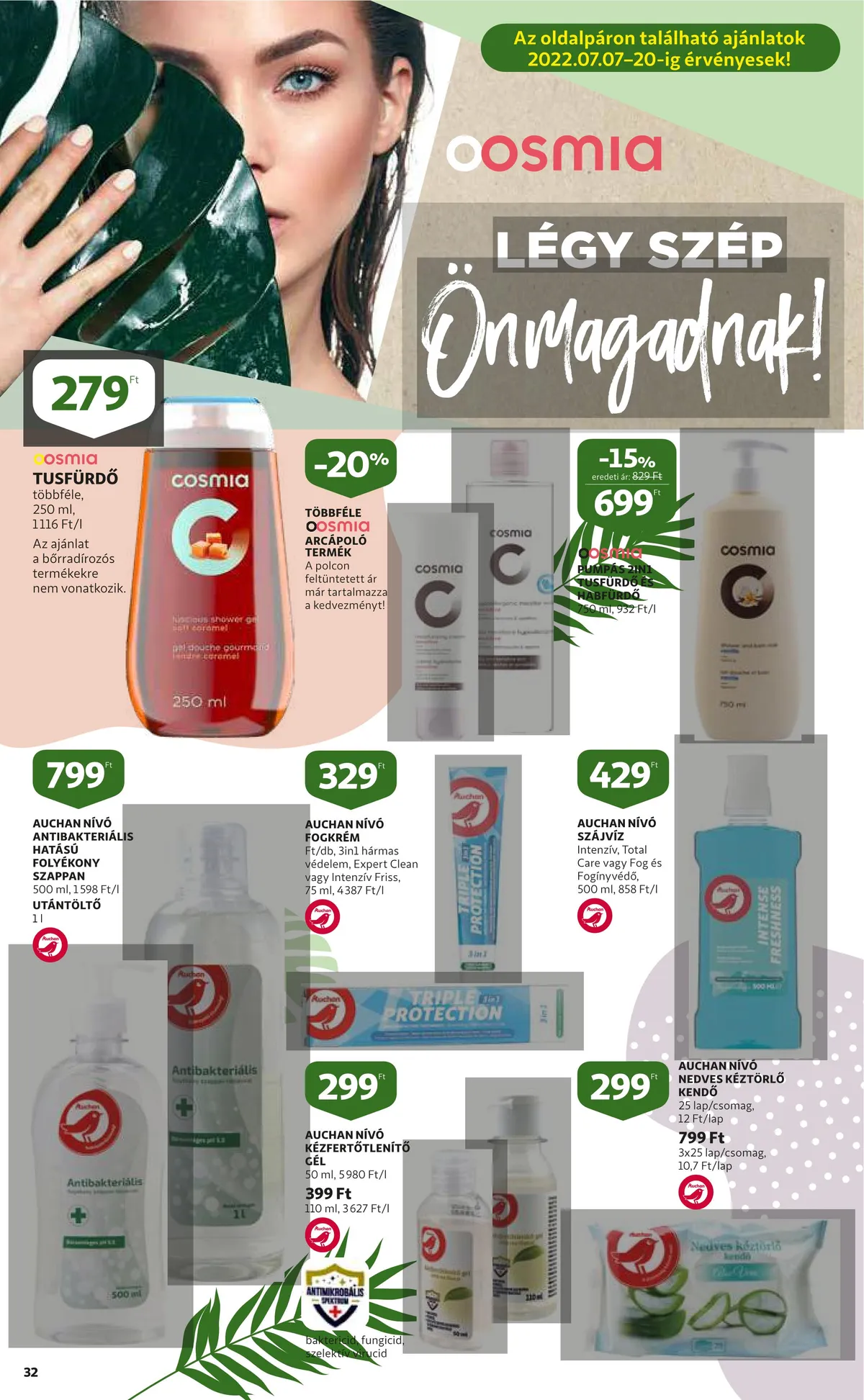 Auchan akciós újság 07.07–07.13 – 32. oldal