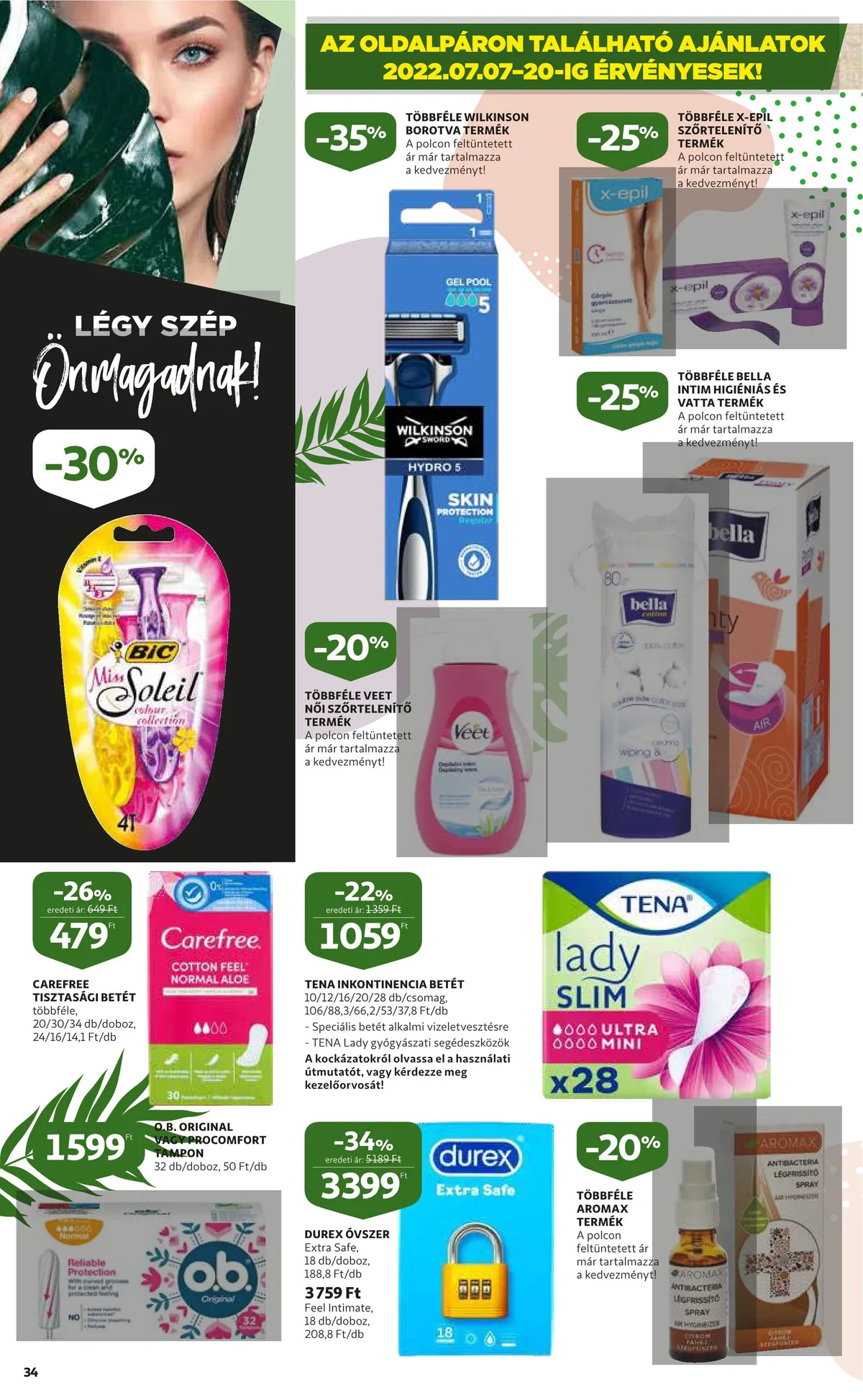 Auchan akciós újság 07.07–07.13 – 34. oldal