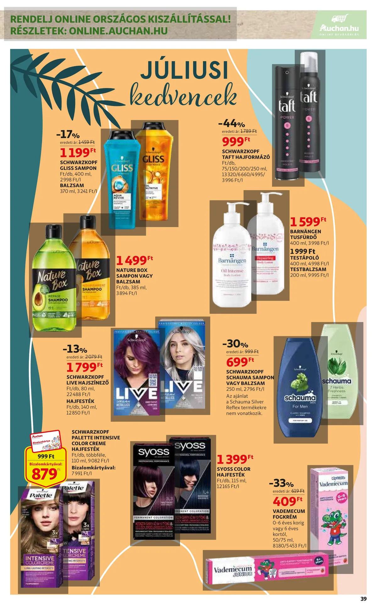 Auchan akciós újság 07.07–07.13 – 39. oldal
