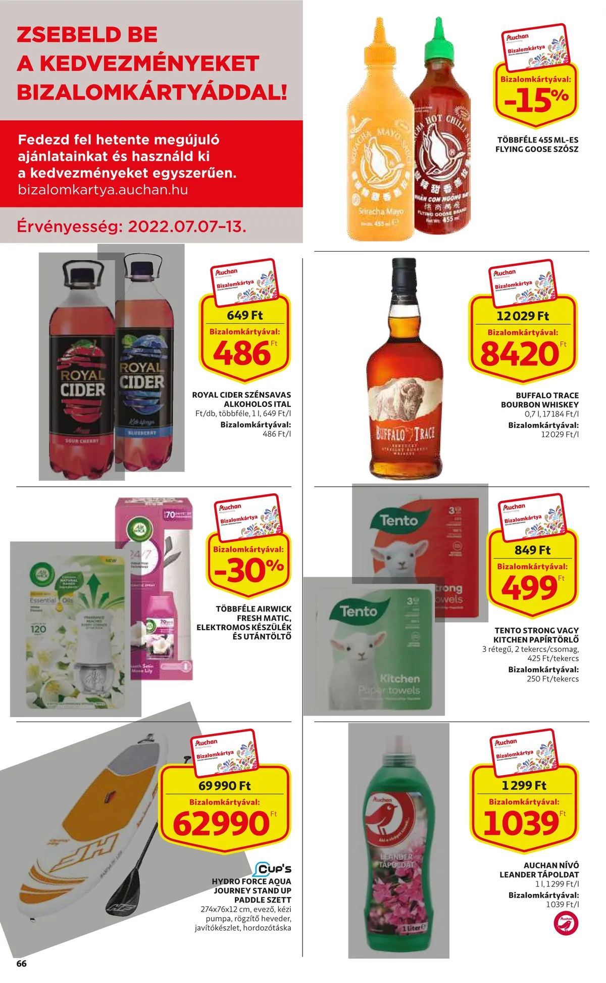 Auchan akciós újság 07.07–07.13 – 66. oldal