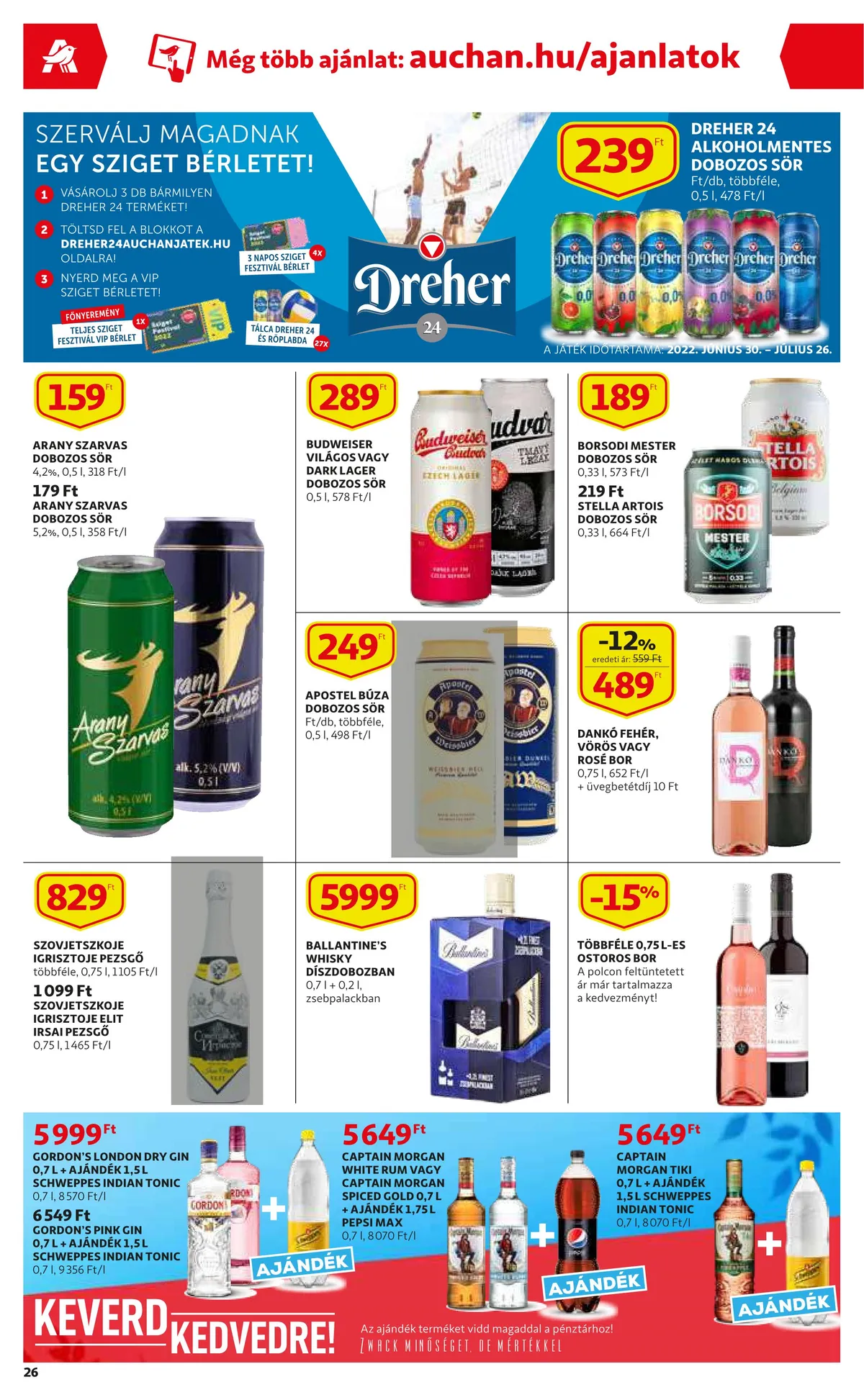 Auchan akciós újság 07.14–07.20 – 26. oldal