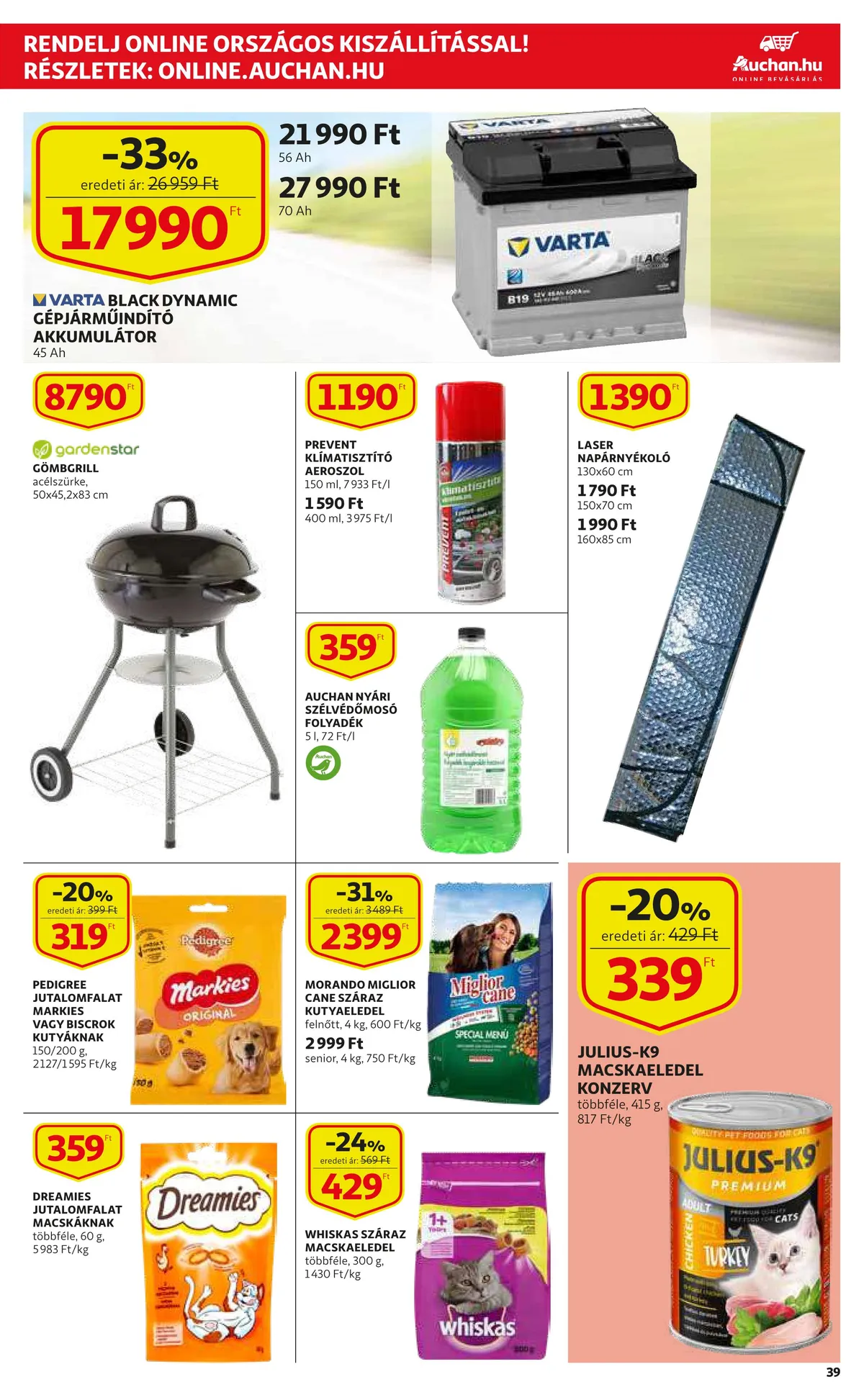 Auchan akciós újság 07.14–07.20 – 39. oldal