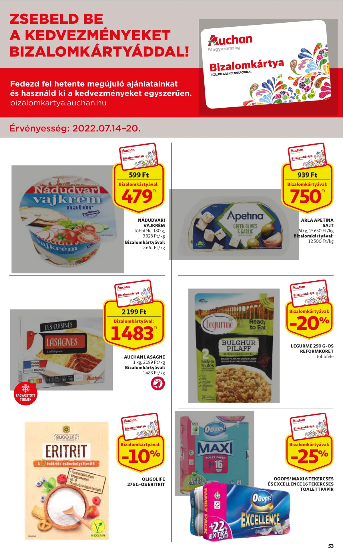 Auchan akciós újság 07.14–07.20 – 53. oldal