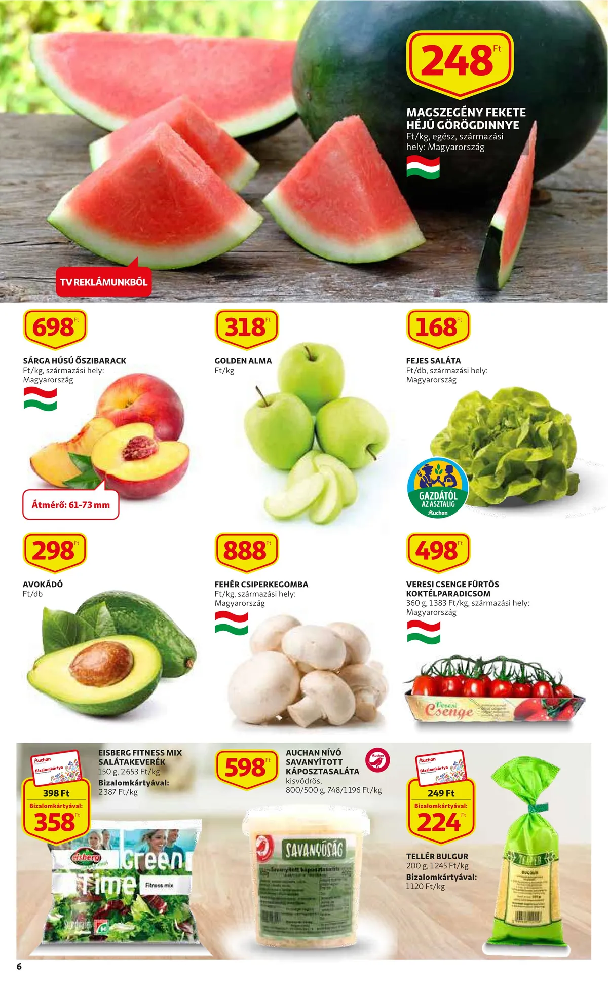 Auchan akciós újság 07.14–07.20 – 6. oldal
