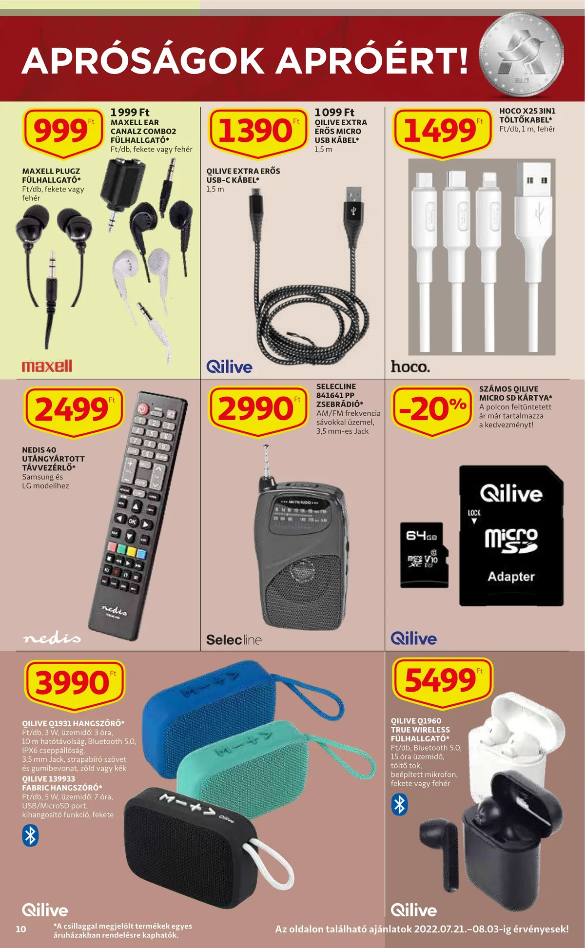 Auchan akciós újság 07.21–07.27 – 10. oldal