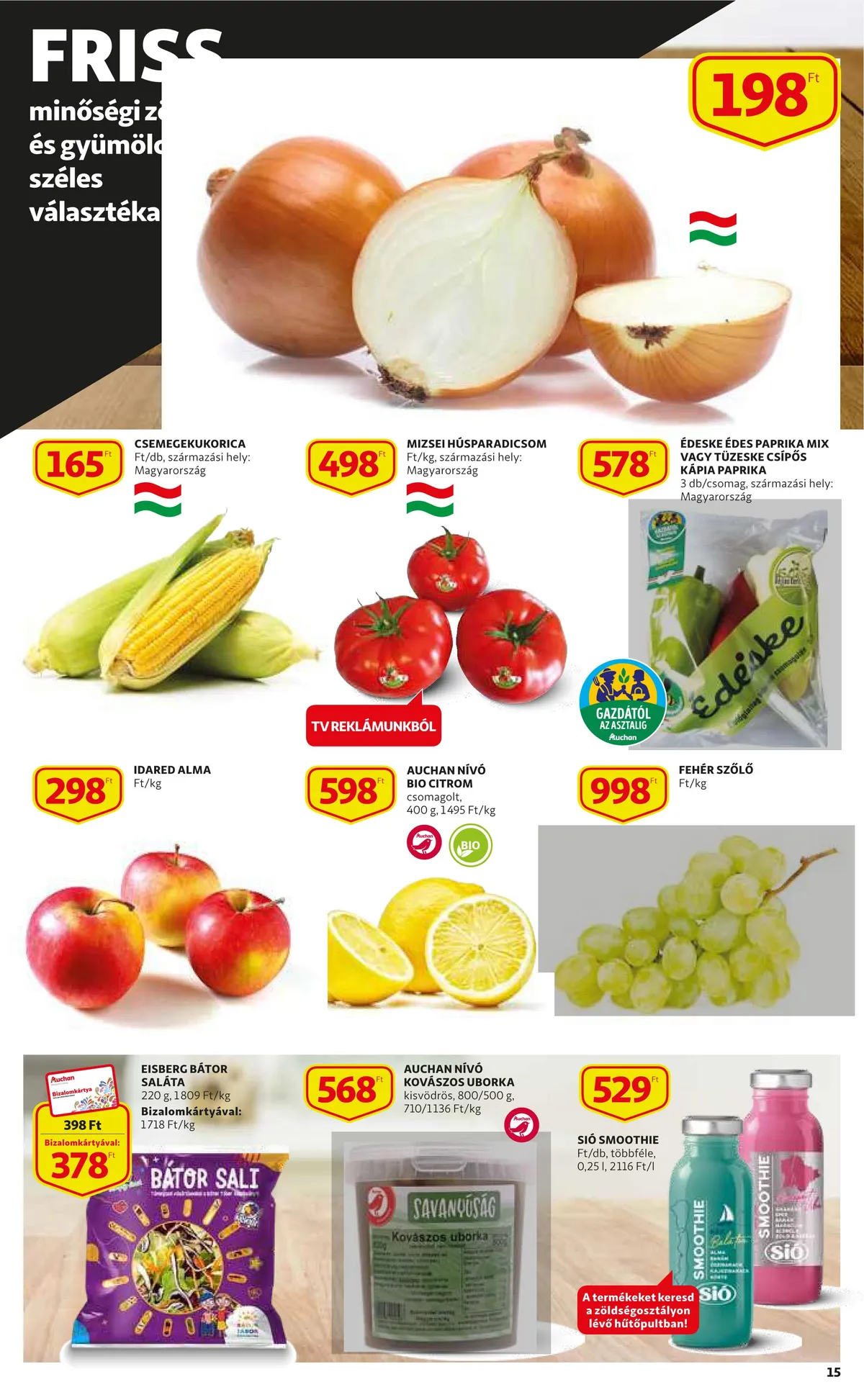 Auchan akciós újság 07.21–07.27 – 15. oldal