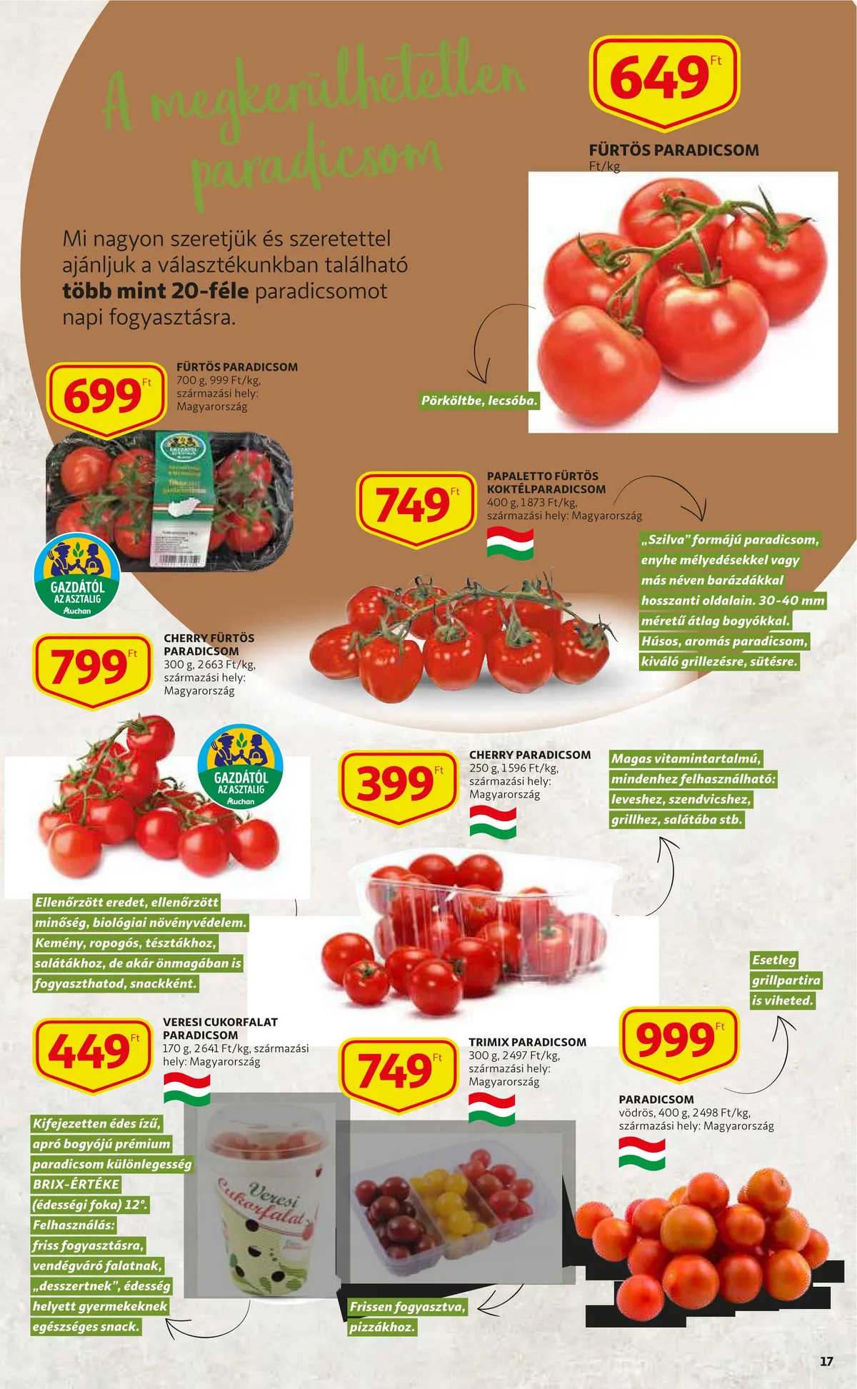 Auchan akciós újság 07.21–07.27 – 17. oldal