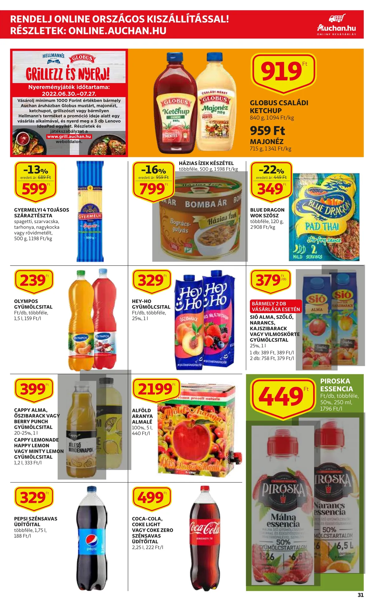 Auchan akciós újság 07.21–07.27 – 31. oldal