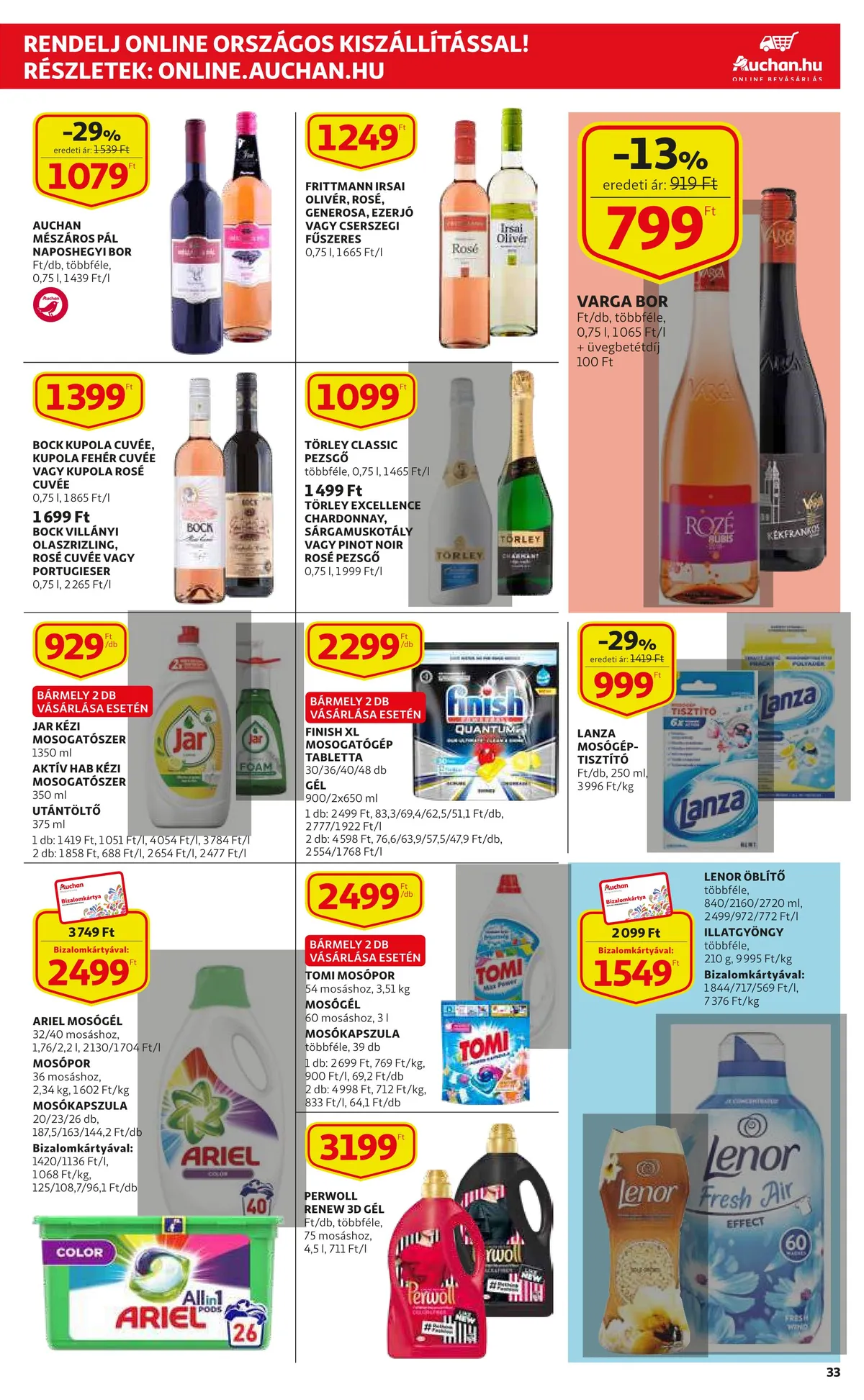 Auchan akciós újság 07.21–07.27 – 33. oldal
