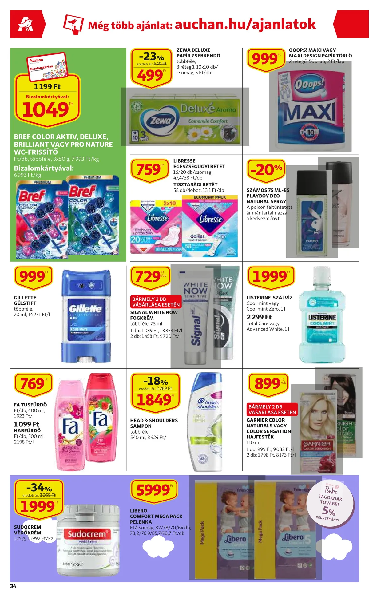 Auchan akciós újság 07.21–07.27 – 34. oldal